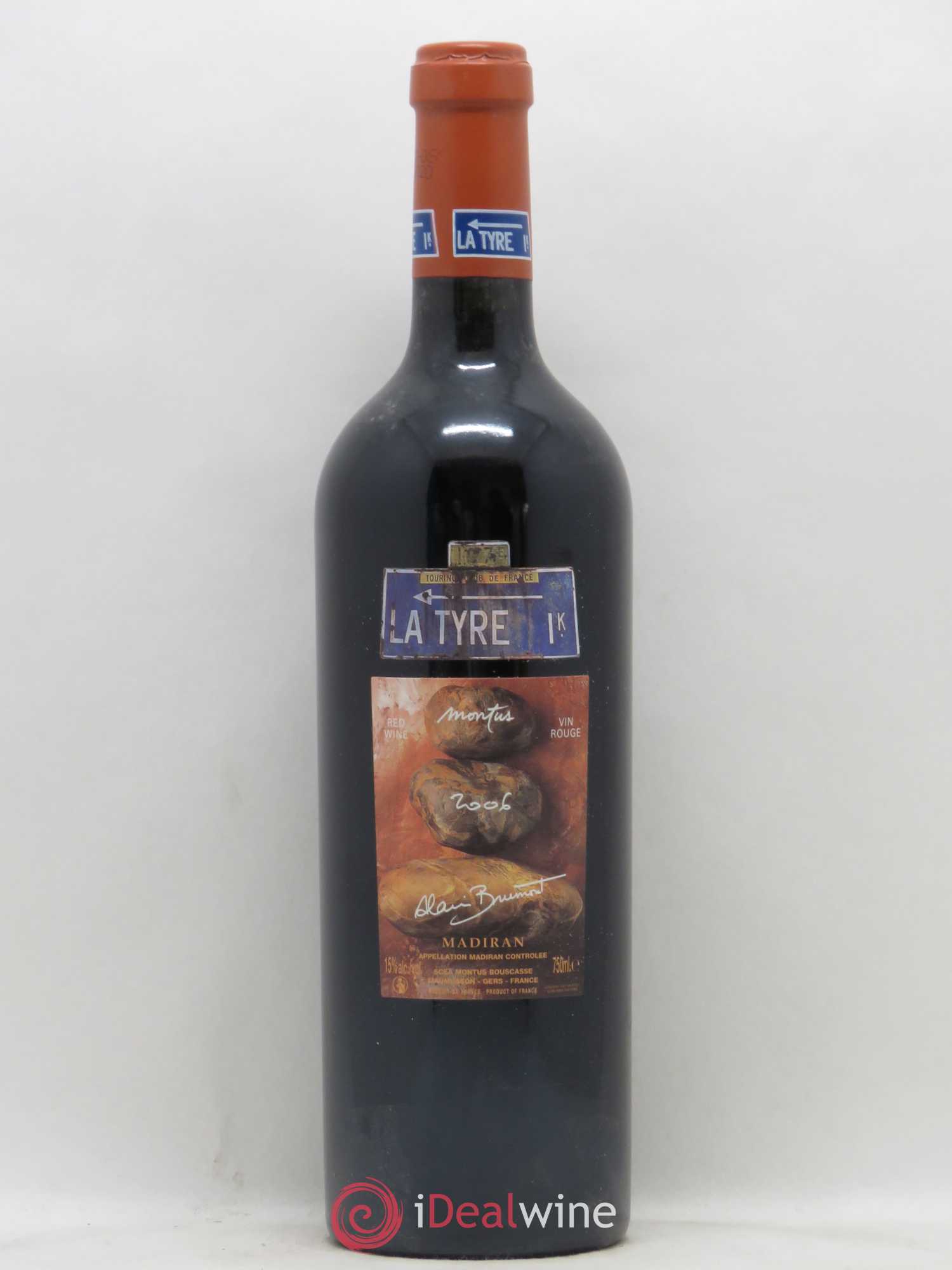 Madiran Château Montus-La Tyre Alain Brumont 2006 - Lot de 1 bouteille - 0