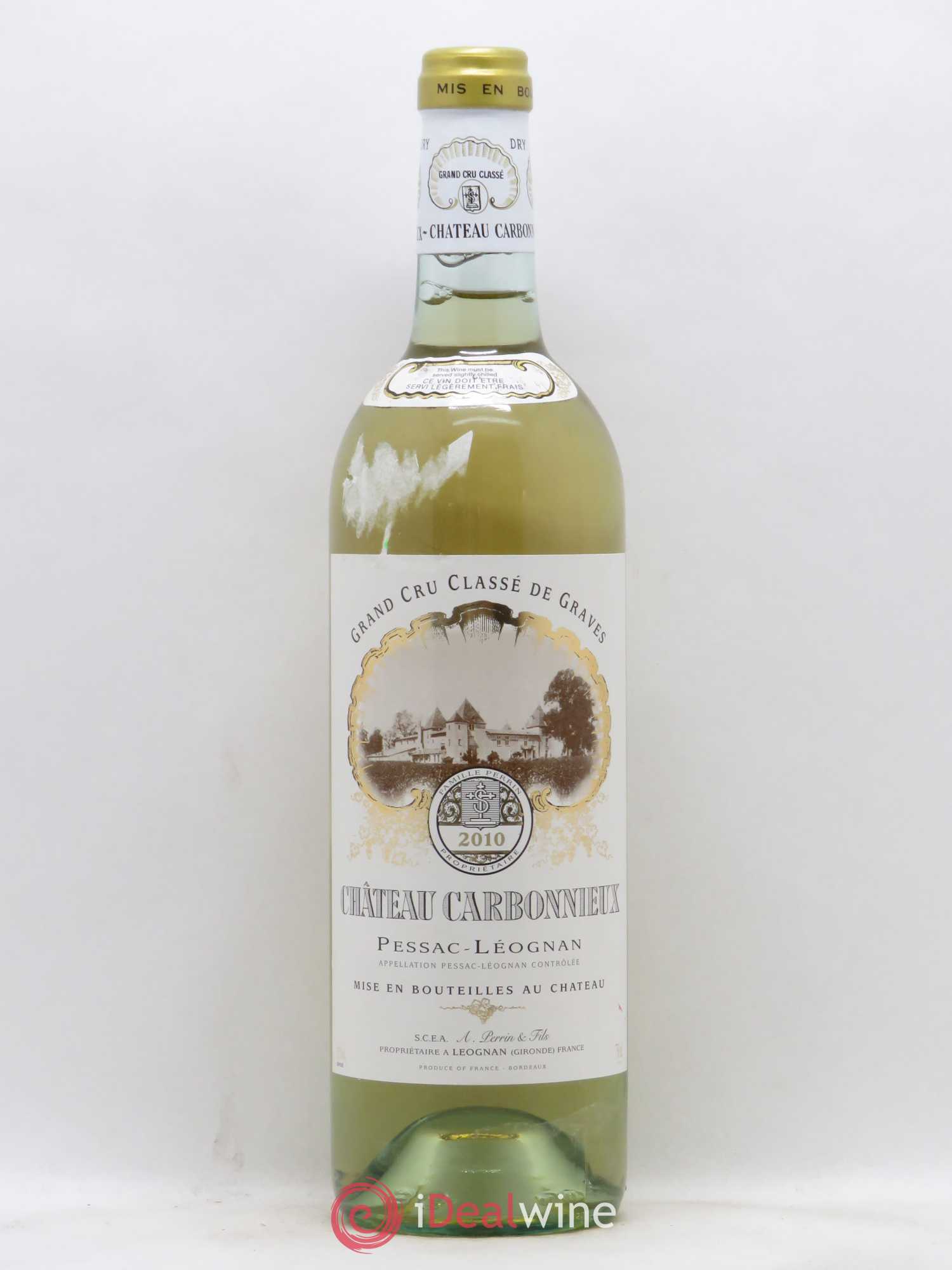 Château Carbonnieux Cru Classé de Graves 2010 - Lot de 1 bouteille - 0