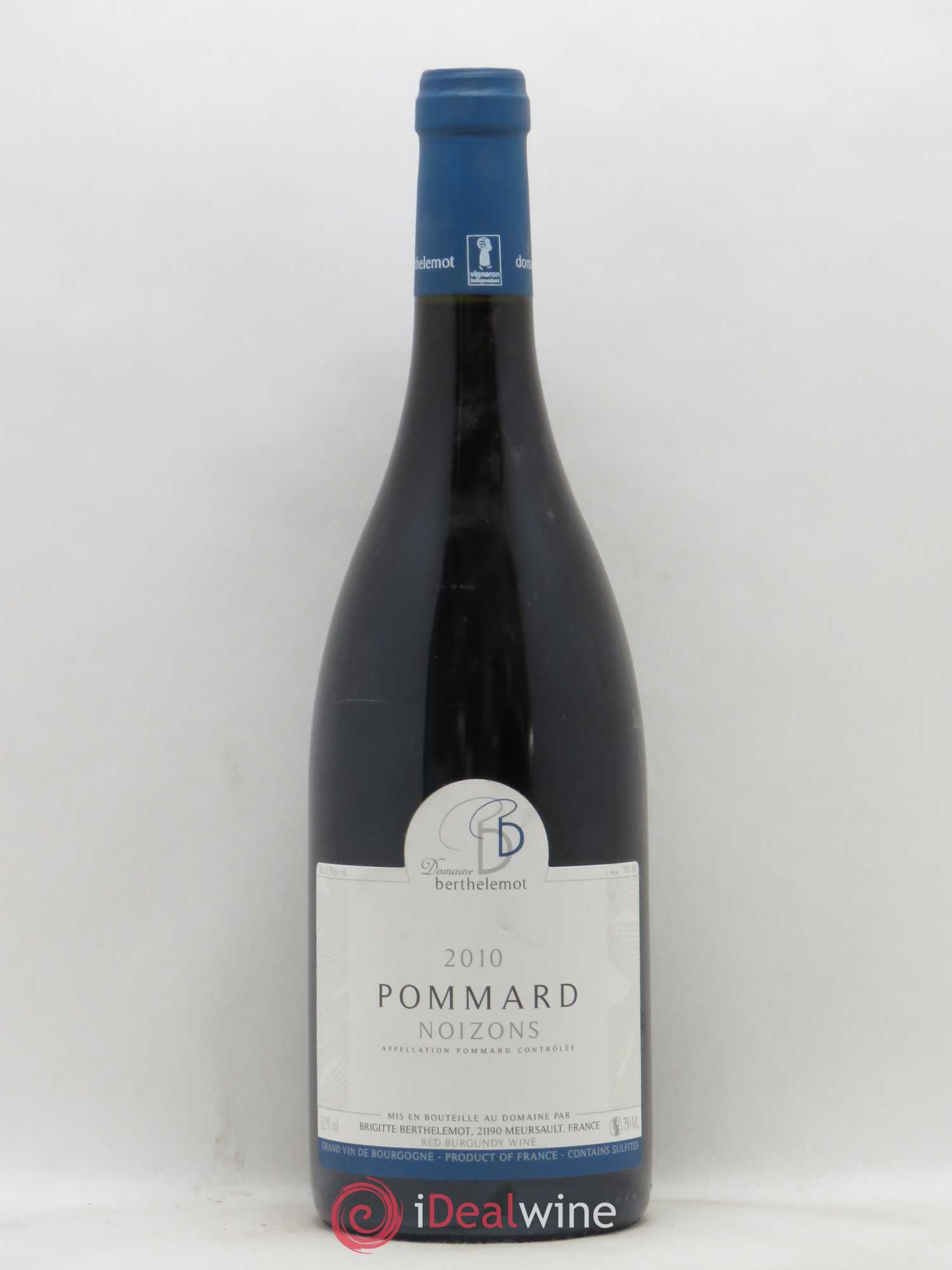 Pommard Noizons Domaine Berthelemot 2010 - Posten von 1 Flasche - 0