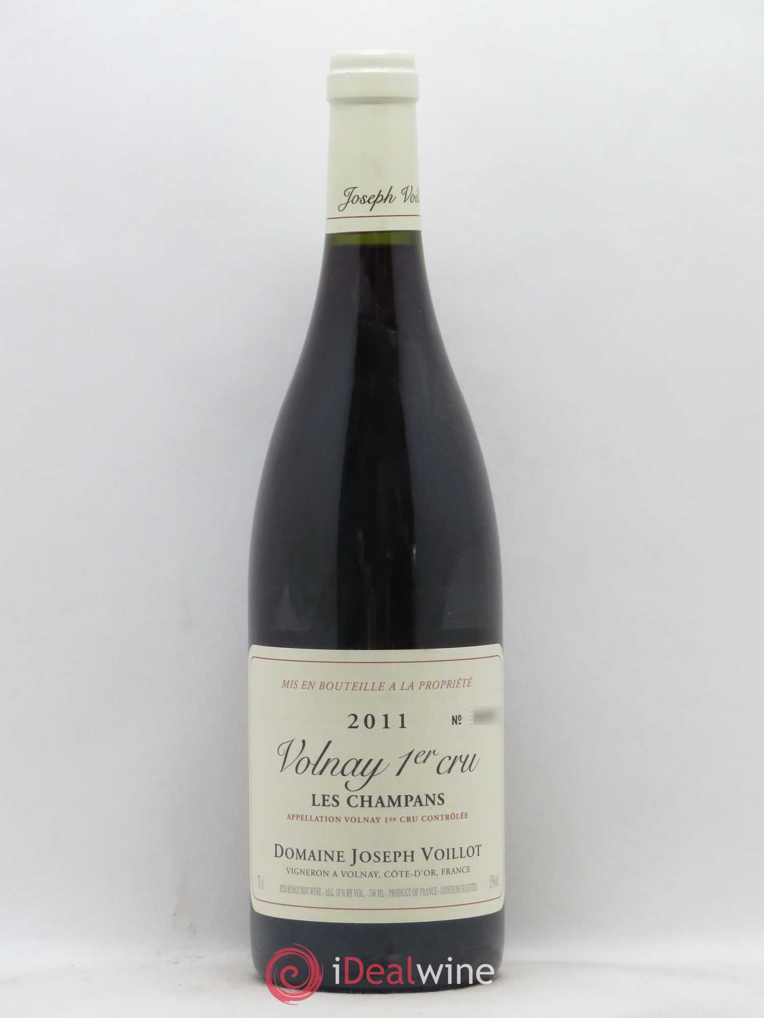 Volnay 1er Cru les Champans Joseph Voillot (Domaine) 2011 - Lot de 1 bouteille - 0
