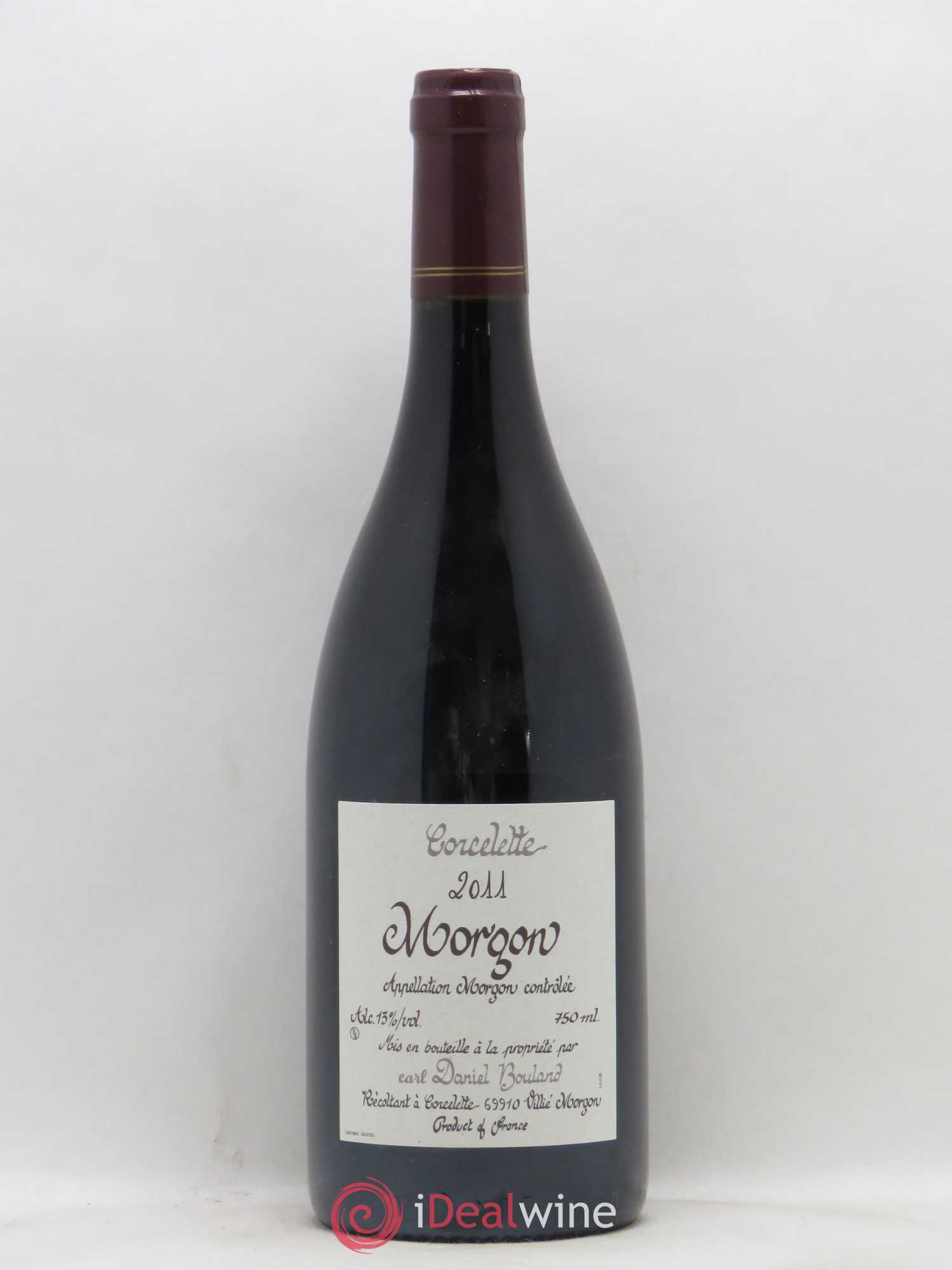 Morgon Corcelette Daniel Bouland (Domaine) 2011 - Lot de 1 bouteille - 0