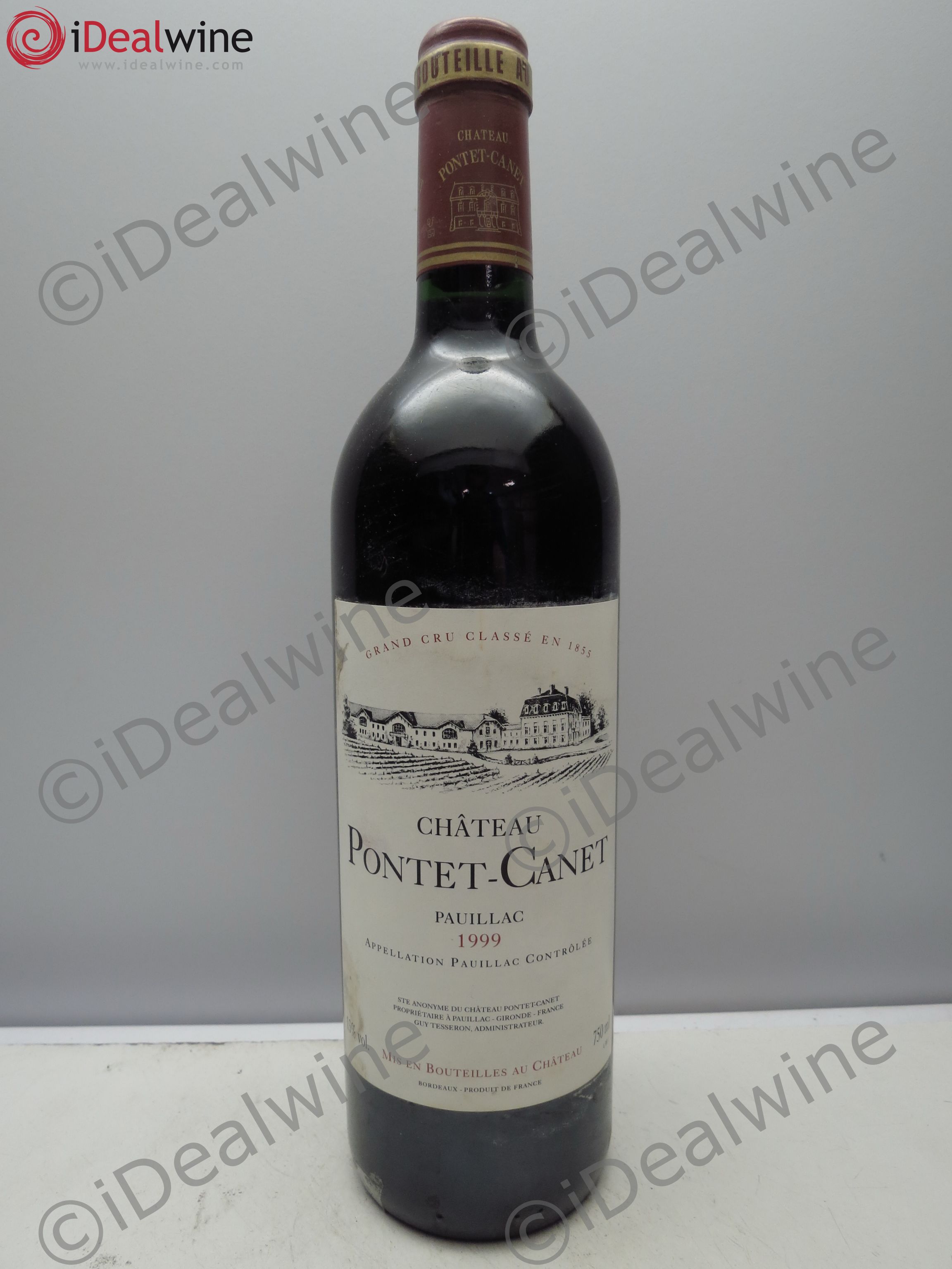 Château Pontet Canet 5ème Grand Cru Classé 1999 - Lot de 1 bouteille - 0