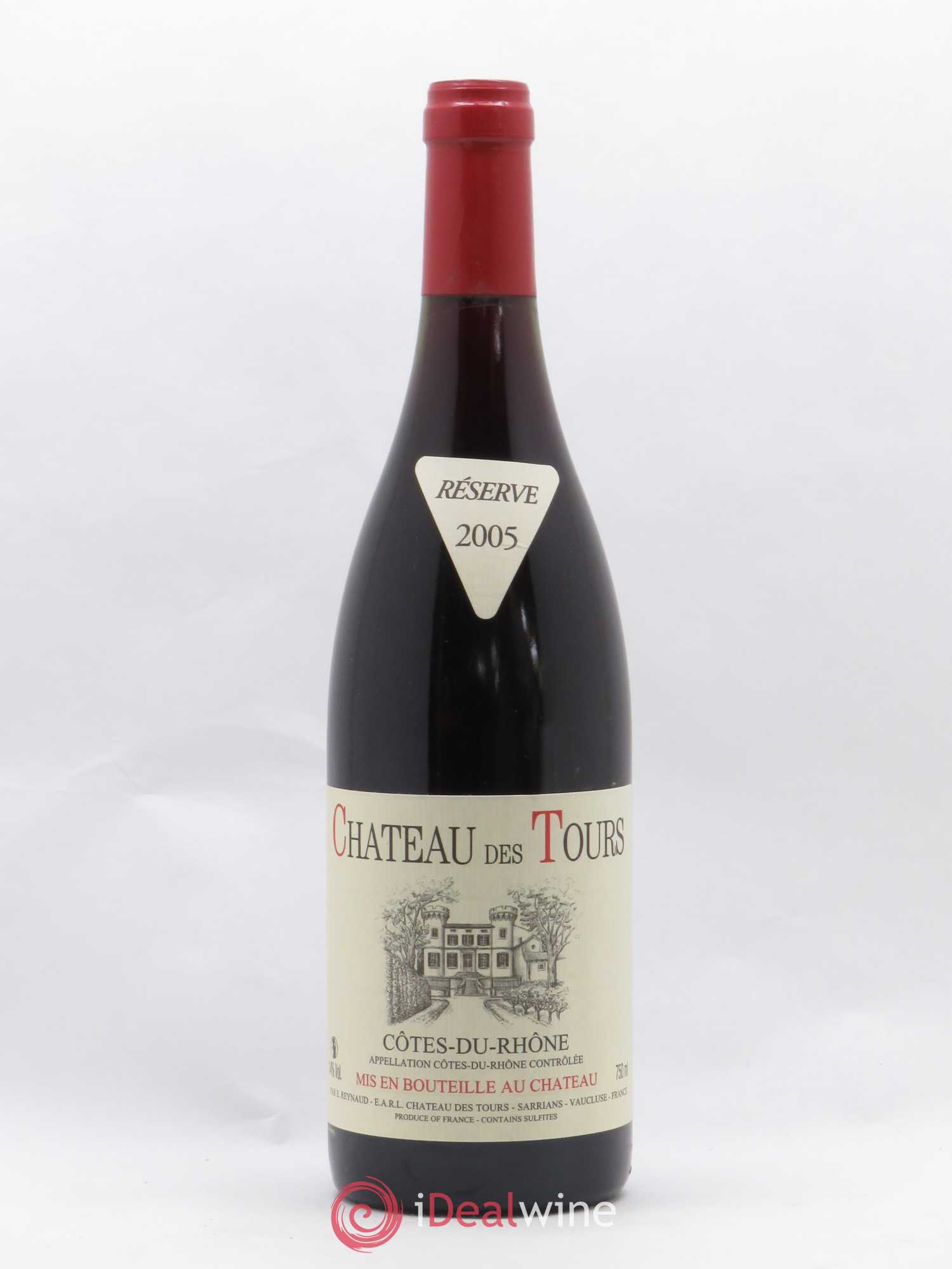 Côtes-du-Rhône Château des Tours Emmanuel Reynaud 2005 - Lot de 1 bouteille - 0