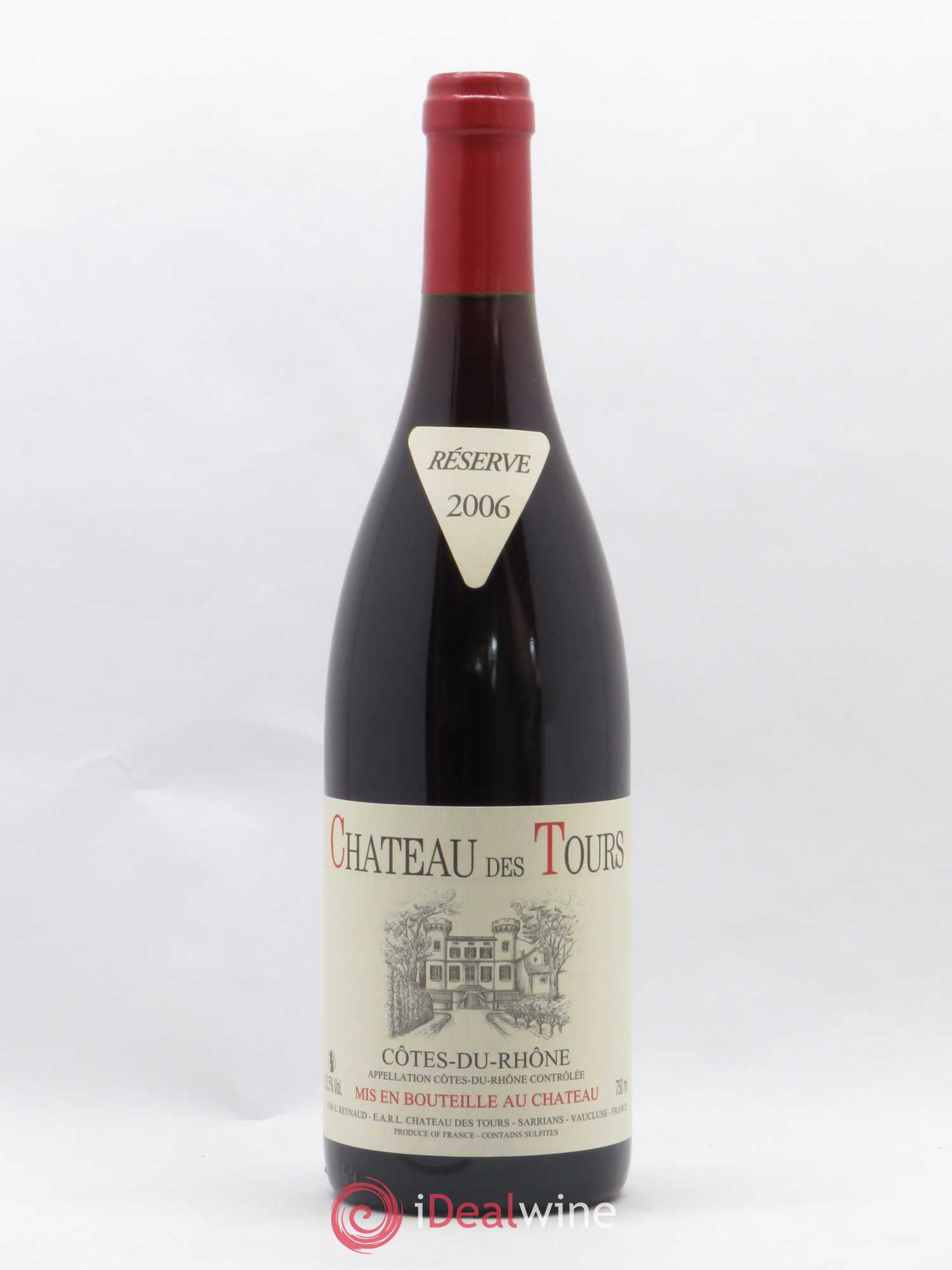 Côtes-du-Rhône Château des Tours Emmanuel Reynaud 2006 - Lot de 1 bouteille - 0