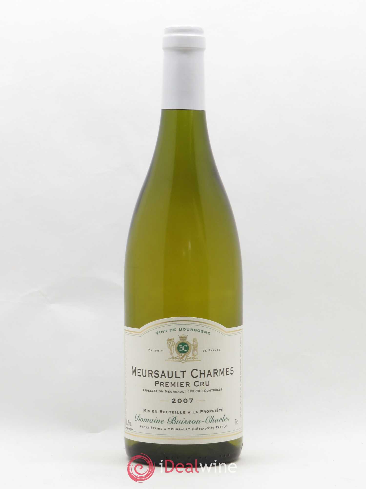 Meursault 1er Cru Charmes Domaine Buisson-Charles 2007 - Posten von 1 Flasche - 0