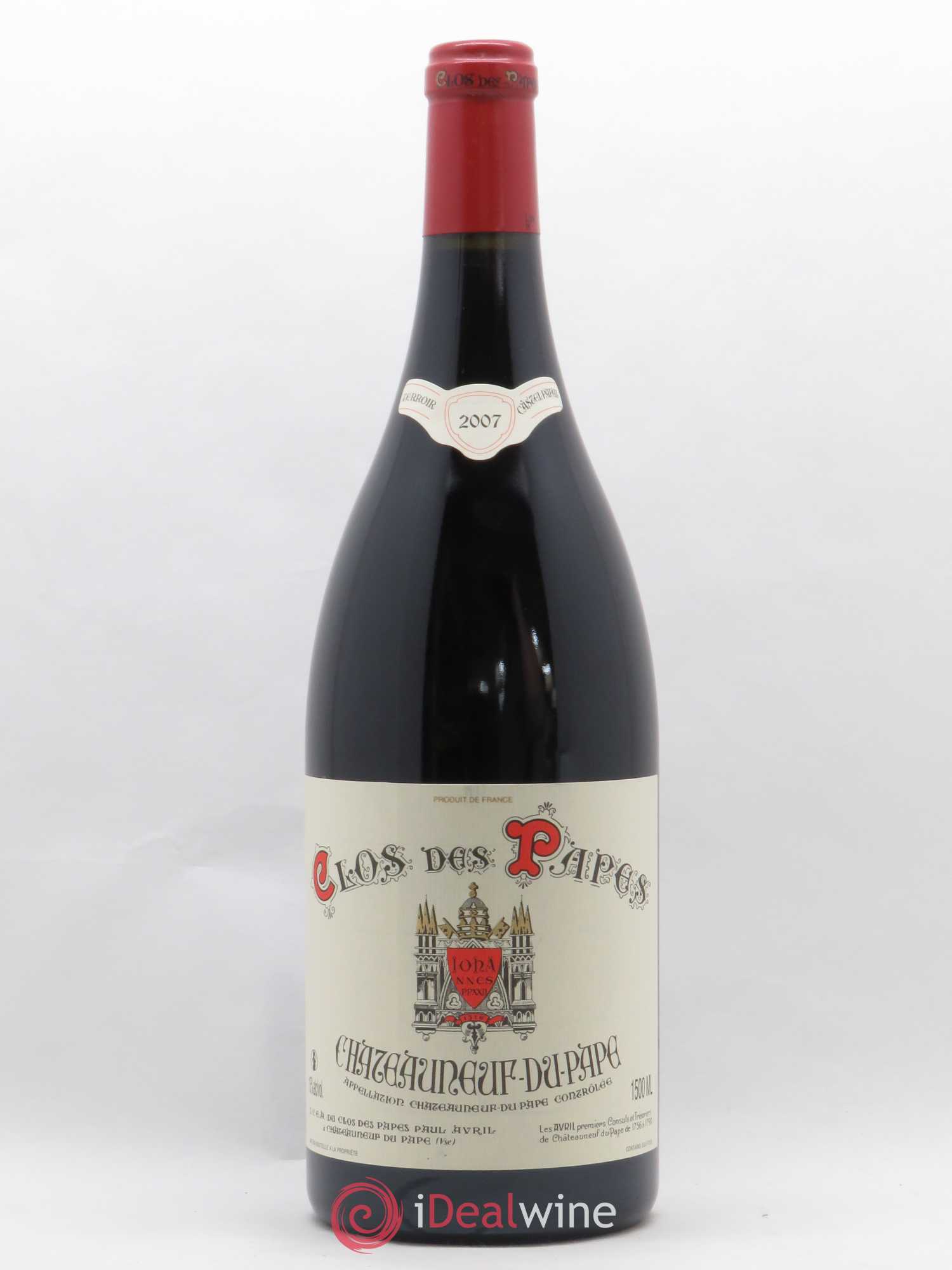 Châteauneuf-du-Pape Clos des Papes - Paul Avril 2007 - Lot de 1 magnum - 0