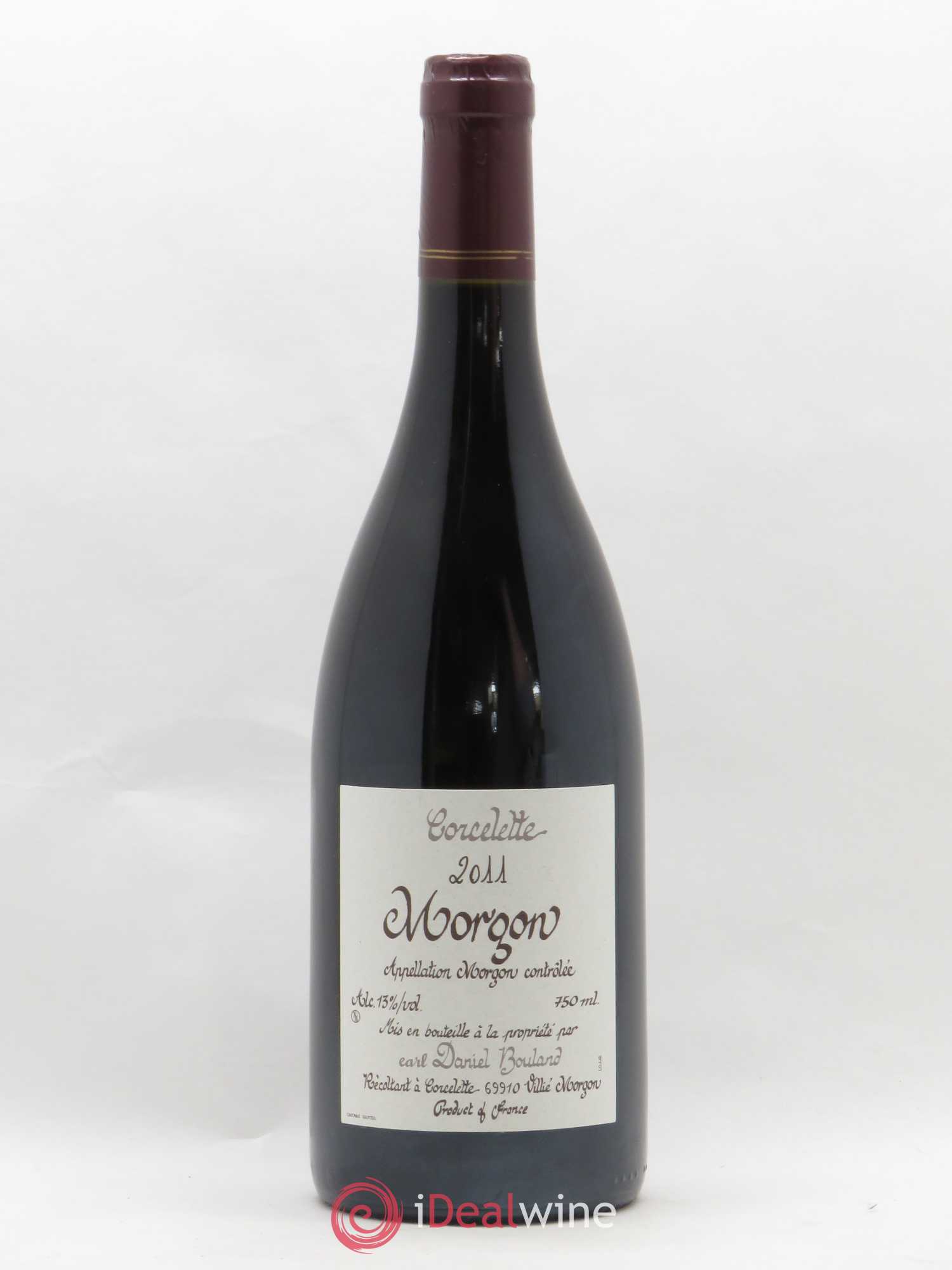 Morgon Corcelette Daniel Bouland (Domaine) 2011 - Lot de 1 bouteille - 0