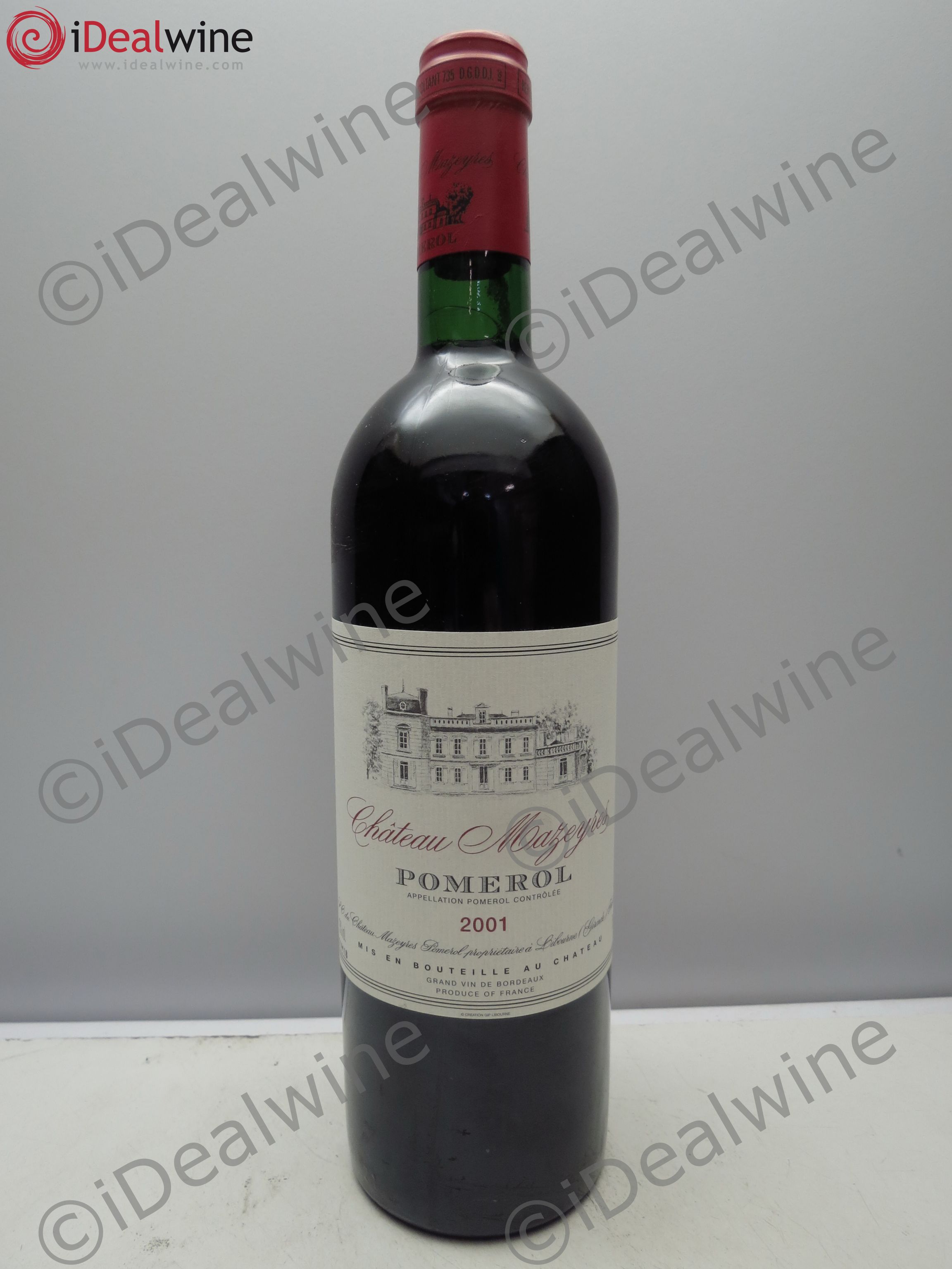 Château Mazeyres 2001 - Lot de 1 bouteille - 0