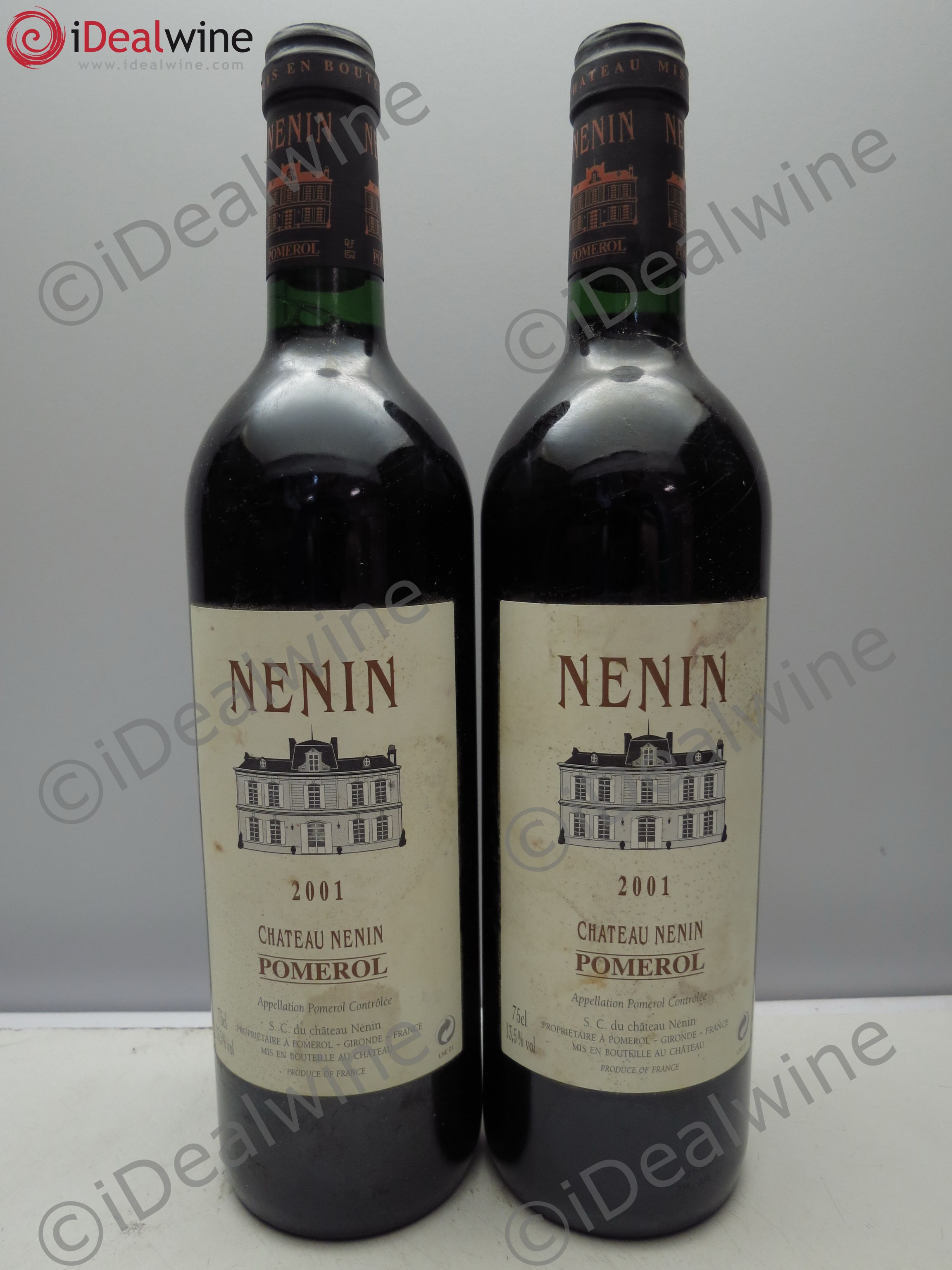 Château Nenin 2001 - Lot de 2 bouteilles - 0