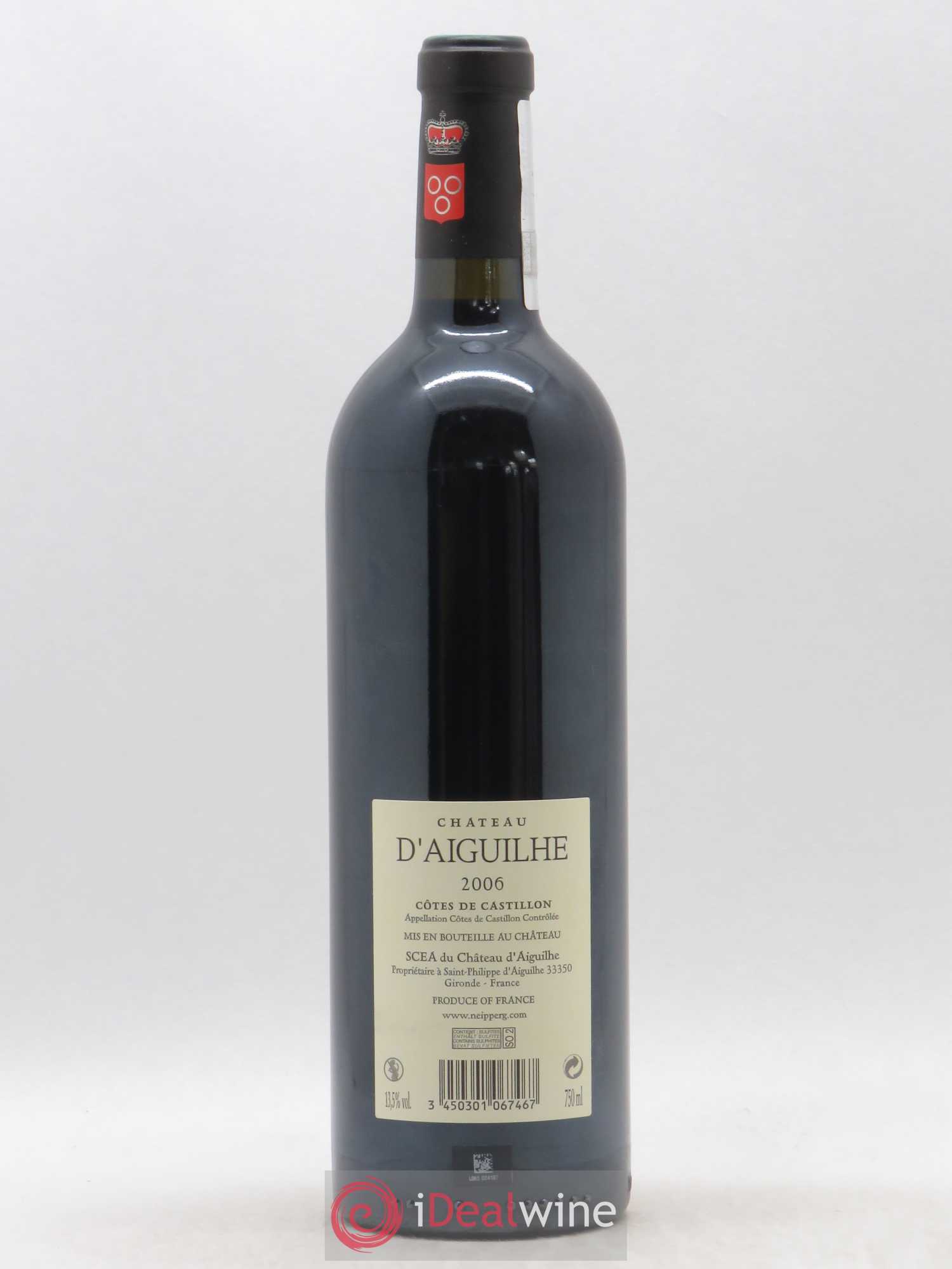 Château d' Aiguilhe 2006 - Lot de 1 bouteille - 1