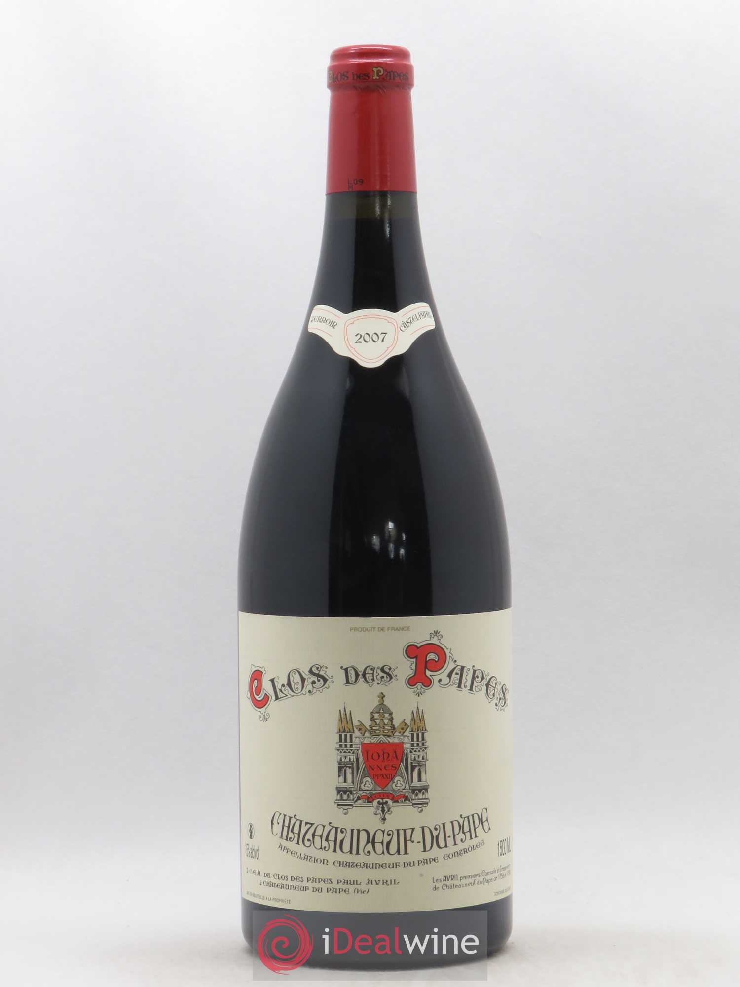 Châteauneuf-du-Pape Clos des Papes - Paul Avril 2007 - Lot de 1 magnum - 0