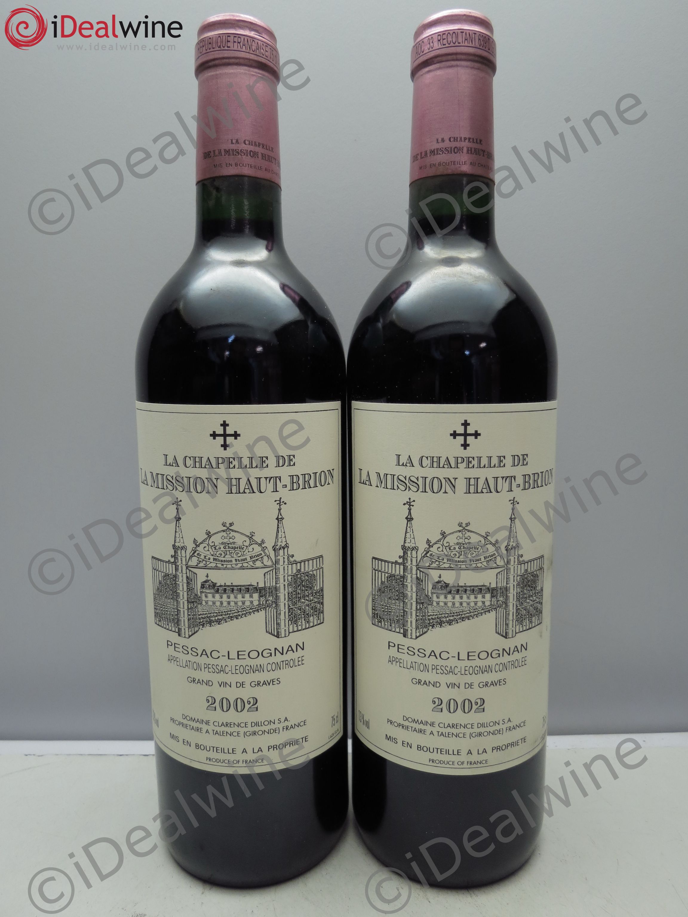 La Chapelle de La Mission Haut-Brion Second Vin 2002 - Lot de 2 bouteilles - 0