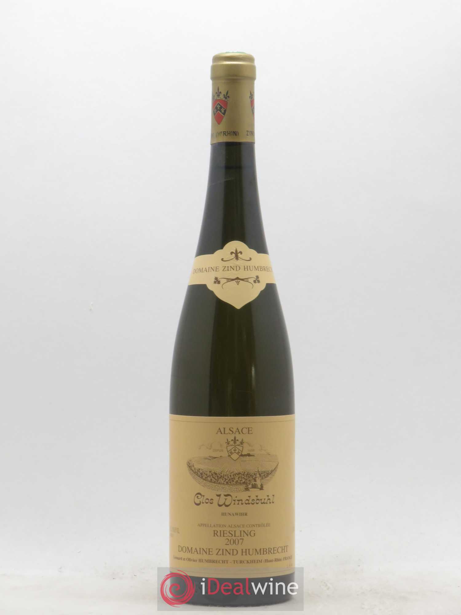 Alsace Riesling Clos Windsbuhl Zind-Humbrecht (Domaine) 2007 - Lot de 1 bouteille - 0