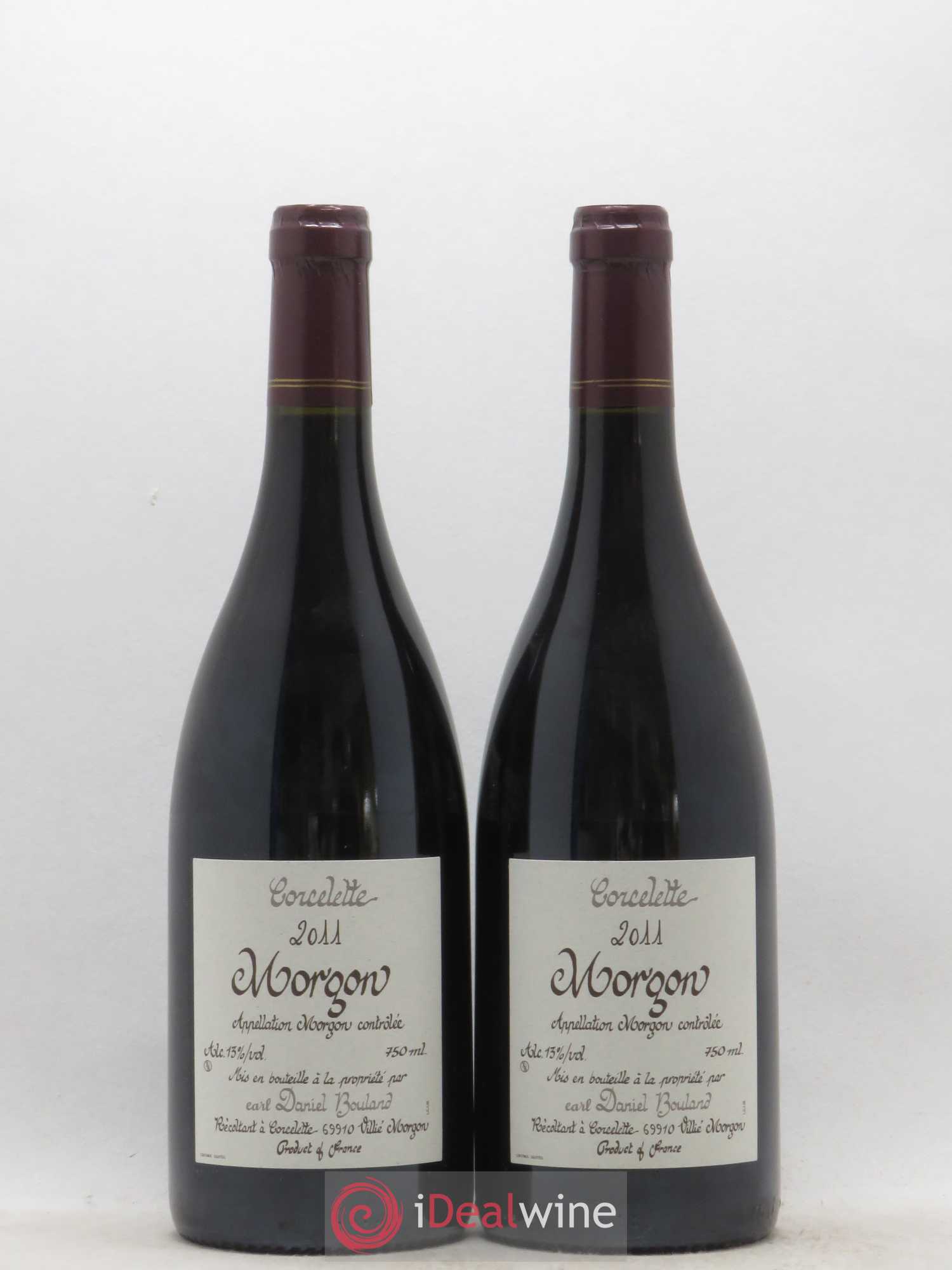 Morgon Corcelette Daniel Bouland (Domaine) 2011 - Lot de 2 bouteilles - 0