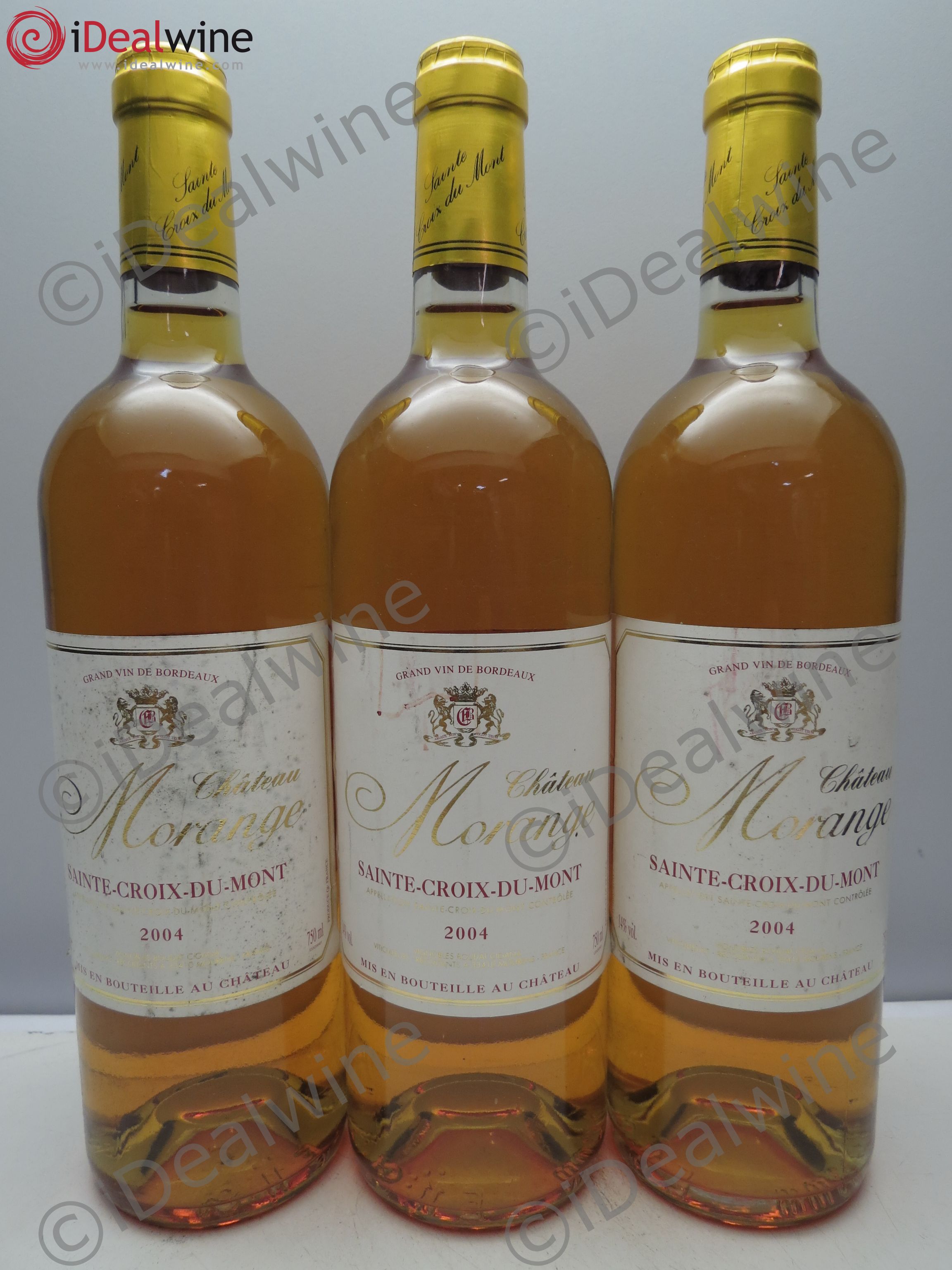 Sainte-Croix-du-Mont Château Morange (sans prix de réserve / no reserve) 2004 - Lotto di 3 bottiglie - 0