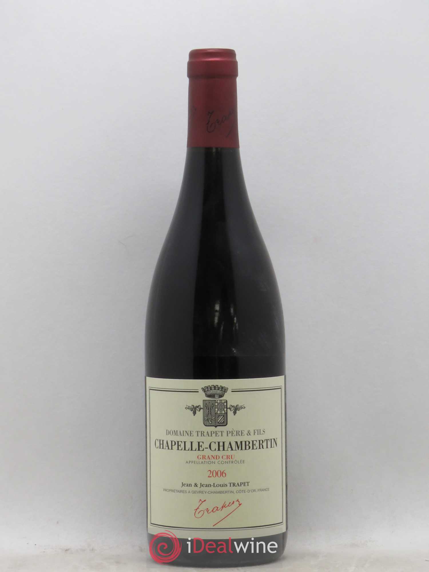 Chapelle-Chambertin Grand Cru Domaine Trapet 2006 - Lot de 1 bouteille - 0