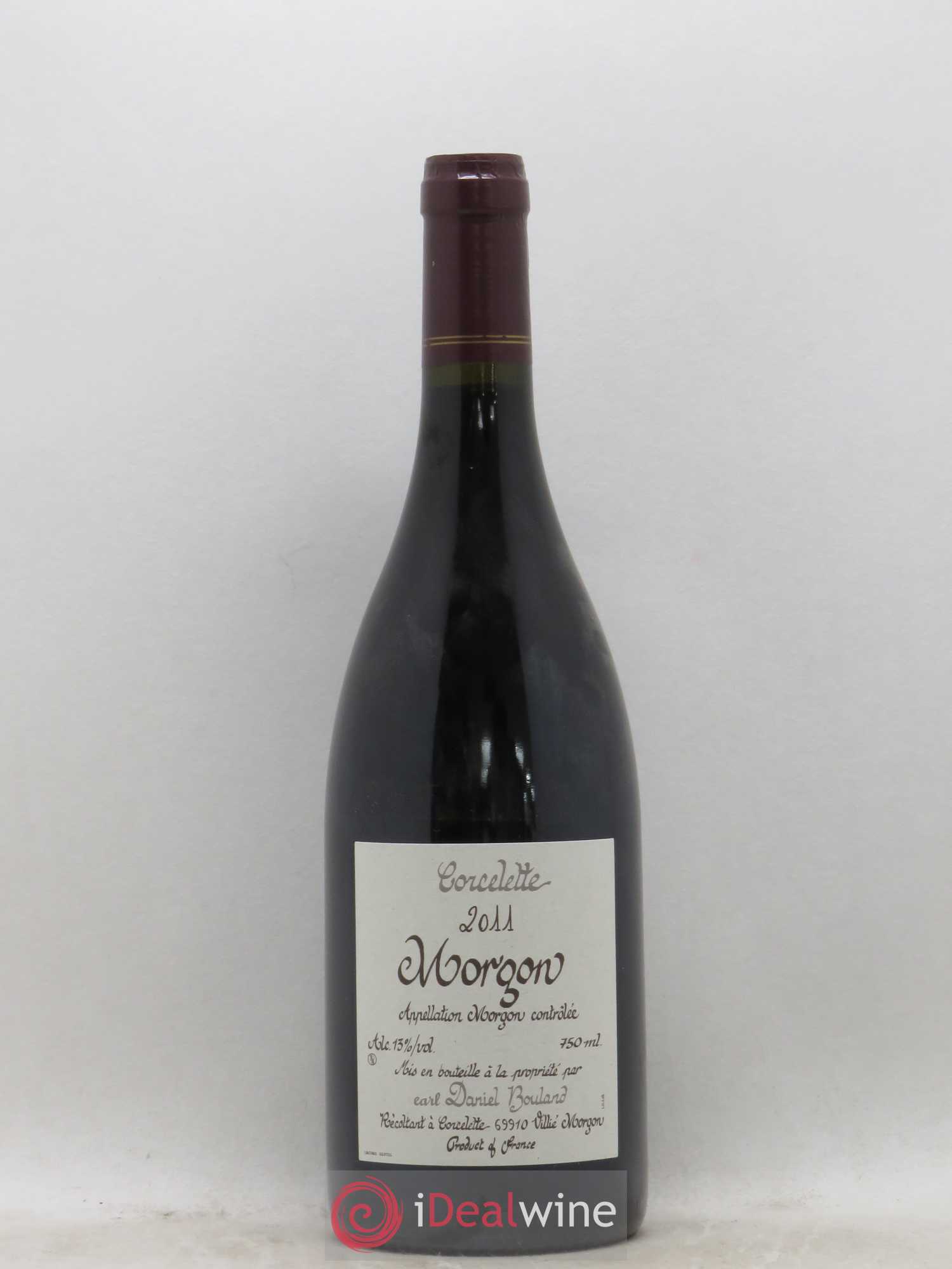 Morgon Corcelette Daniel Bouland (Domaine) 2011 - Lot de 1 bouteille - 0