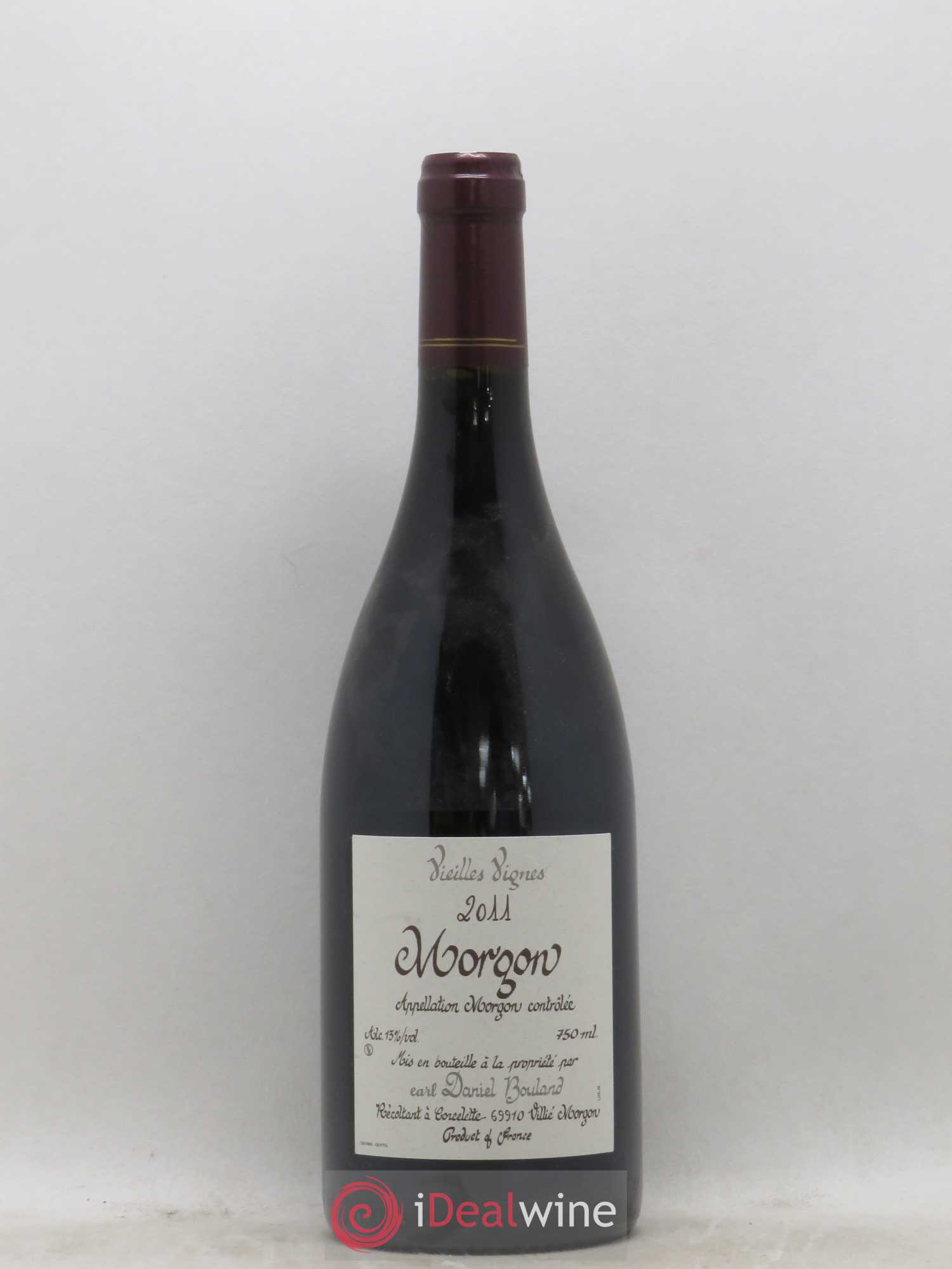 Morgon Vieilles Vignes Daniel Bouland (Domaine) 2011 - Lot de 1 bouteille - 0