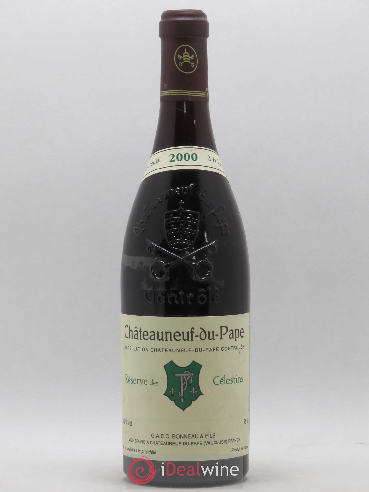 Châteauneuf-du-Pape Réserve des Célestins Henri Bonneau & Fils 2000 - Lot de 1 bouteille - 0