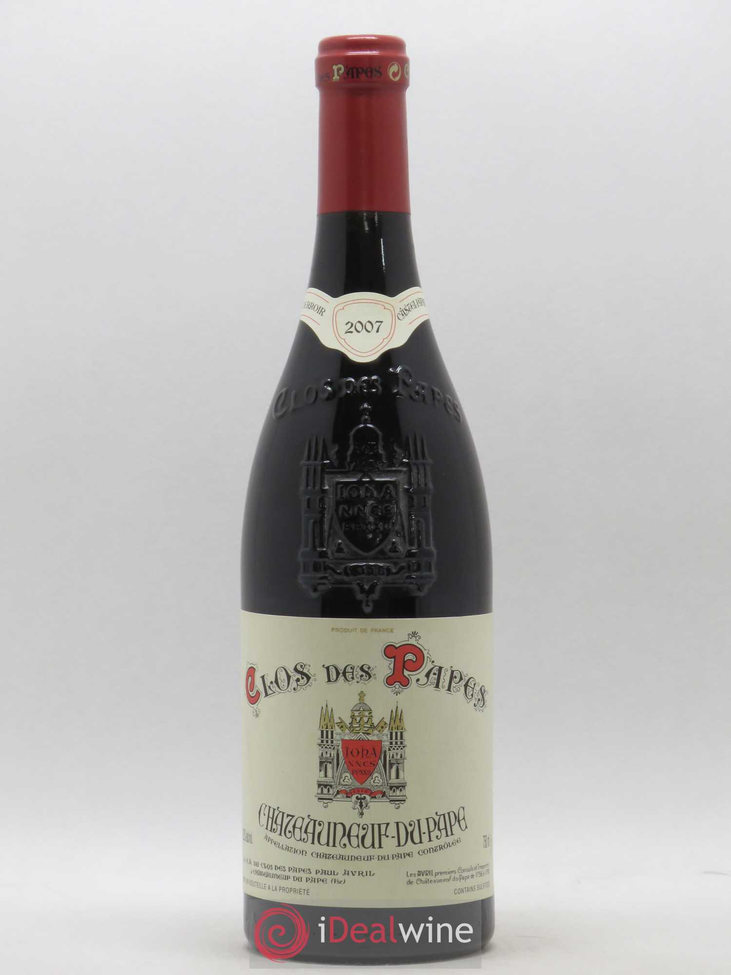 Châteauneuf-du-Pape Clos des Papes - Paul Avril 2007 - Lot de 1 bouteille - 0