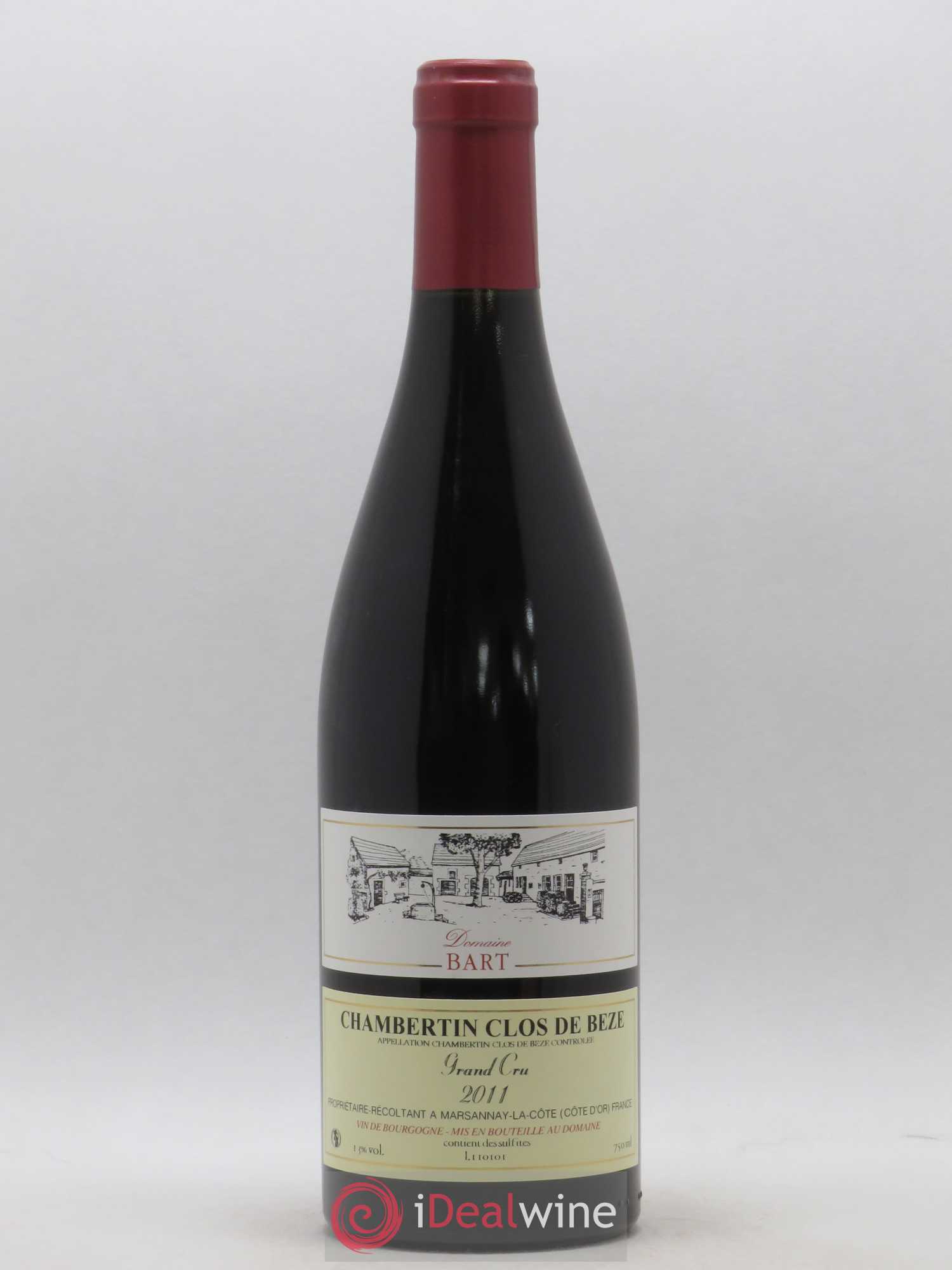 Chambertin Clos de Bèze Grand Cru Bart (Domaine) 2011 - Lot de 1 bouteille - 0