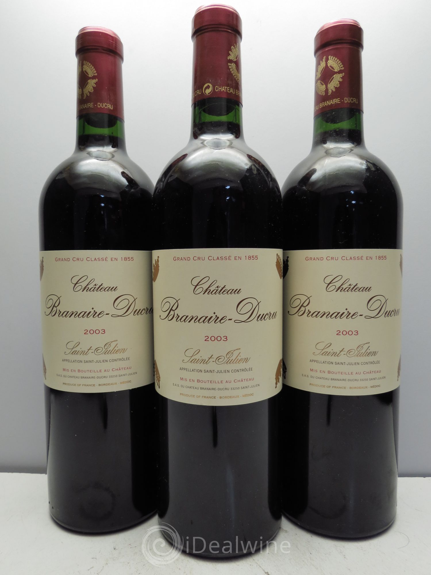 Pauillac de Château Latour 1996 - Lot de 3 bouteilles - 0