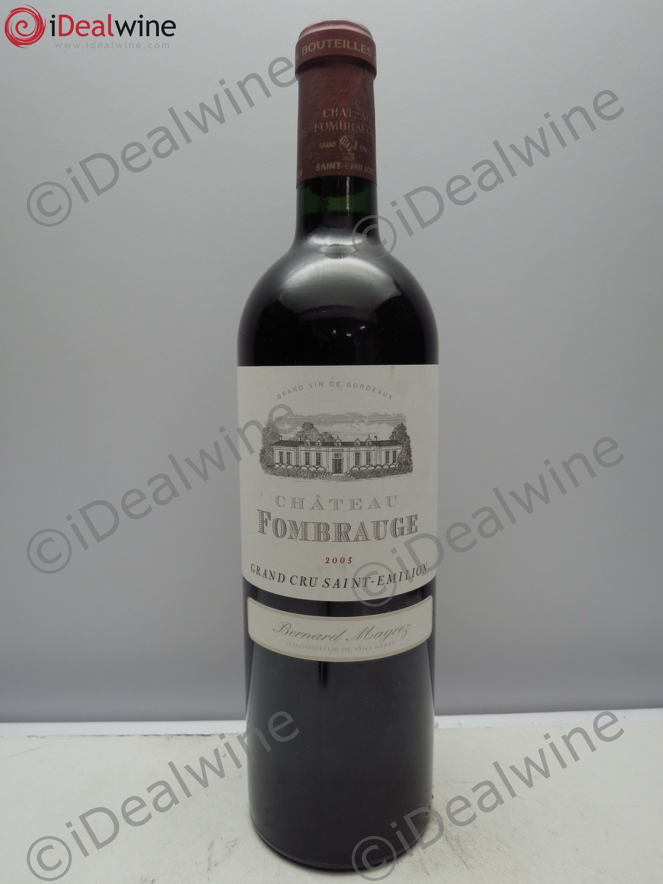 Château Fombrauge Grand Cru Classé 2003 - Lot de 1 bouteille - 0