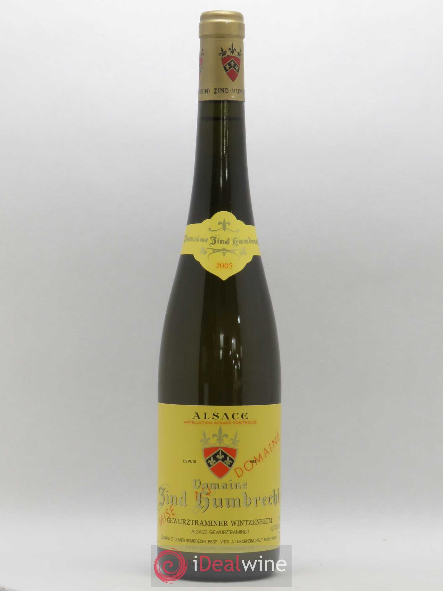 Gewurztraminer Zind-Humbrecht Wintzenheim 2005 - Posten von 1 Flasche - 0