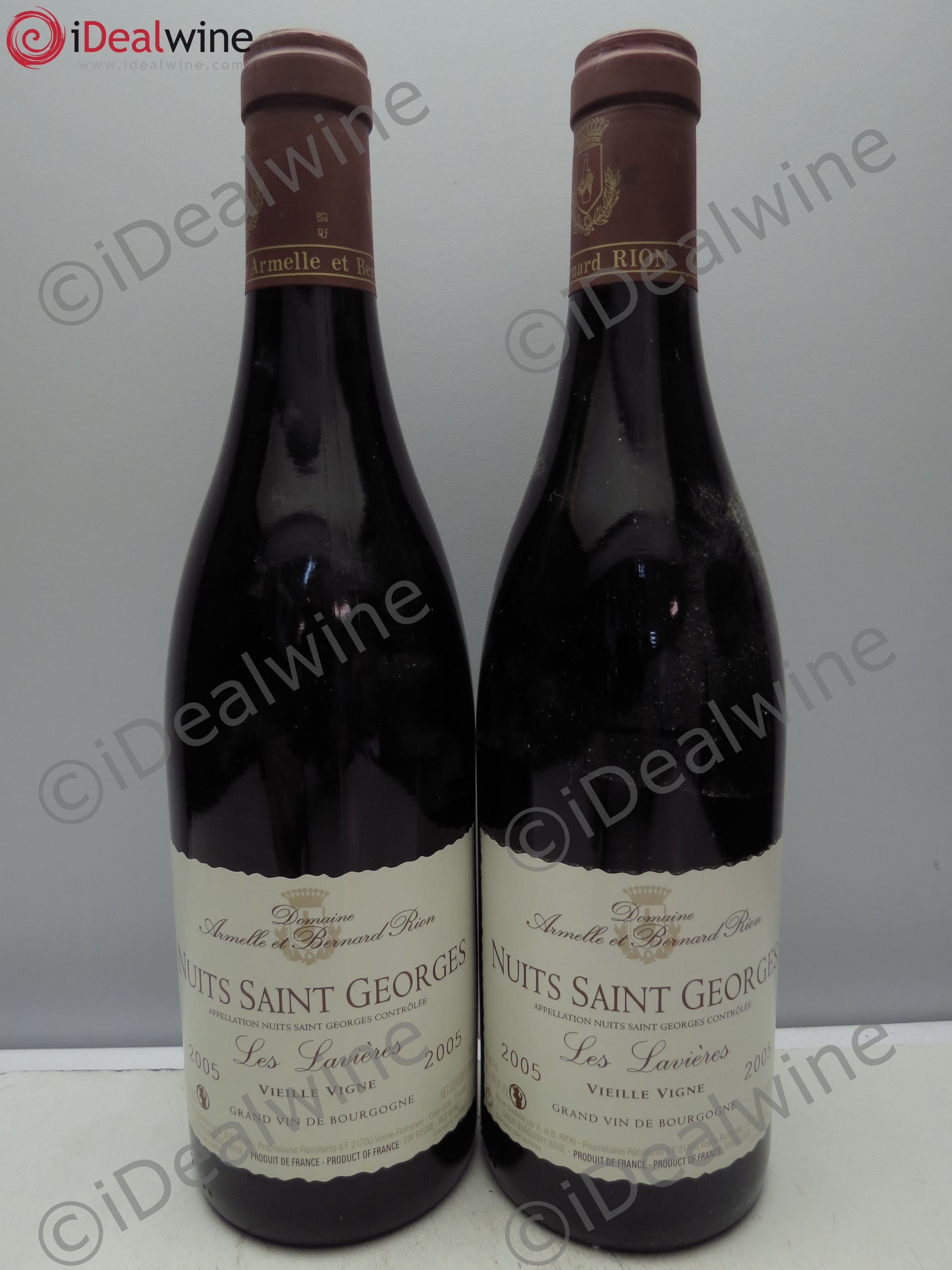 Nuits-Saint-Georges Lavières Vieilles Vignes 2005 - Posten von 2 Flaschen - 0