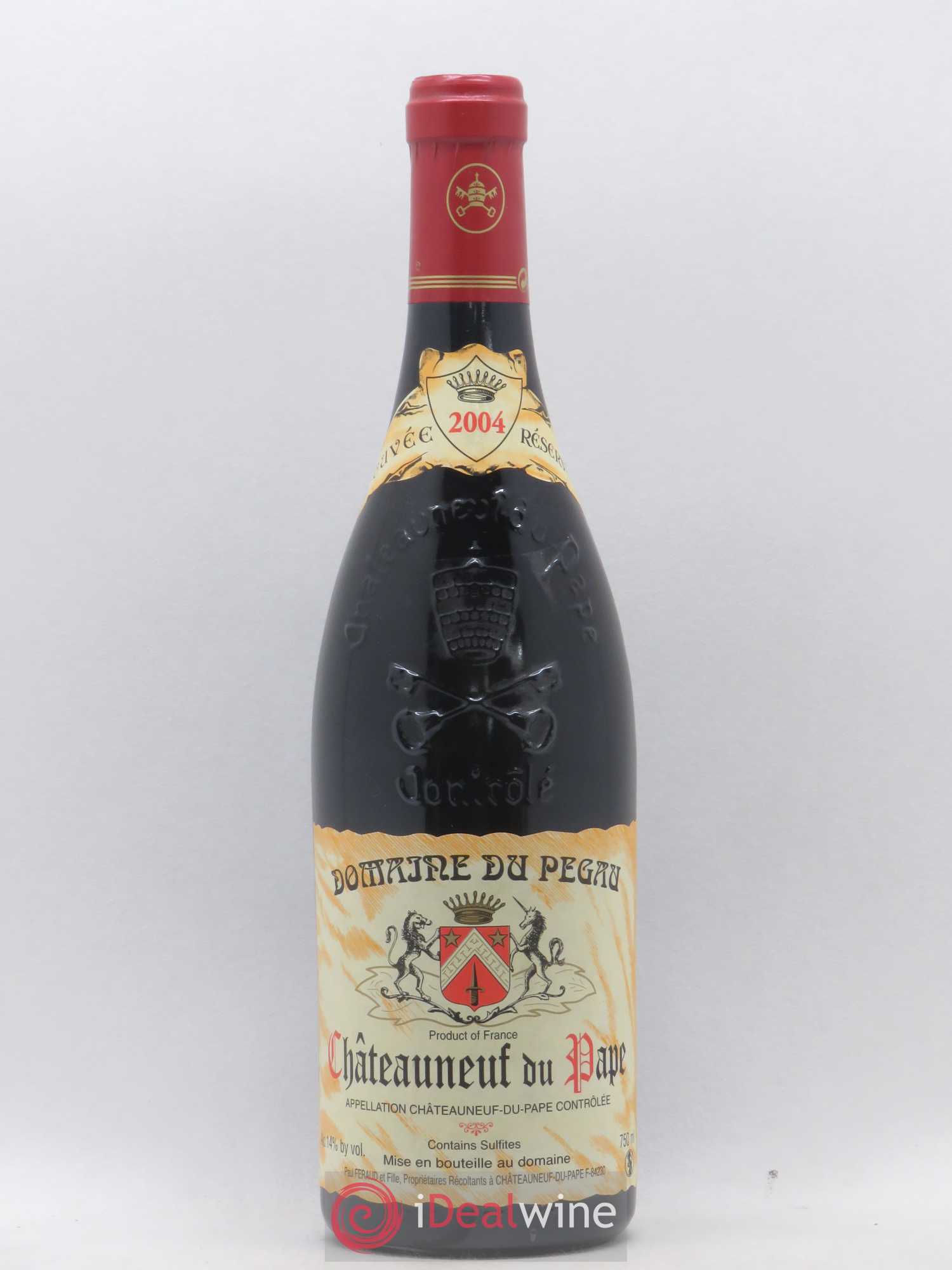 Châteauneuf-du-Pape Domaine du Pégau Cuvée Réservée Paul et Laurence Féraud 2004 - Lot de 1 bouteille - 0