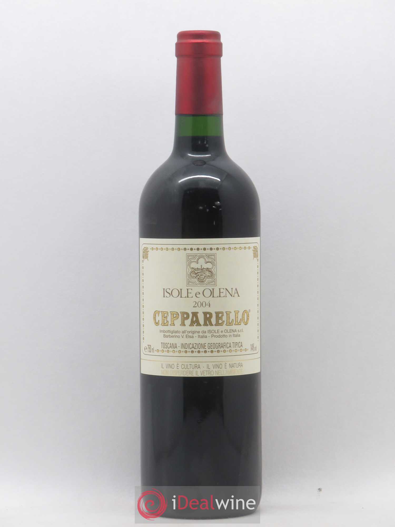 Toscana IGT Isole E Olena Cepparello 2004 - Posten von 1 Flasche - 0