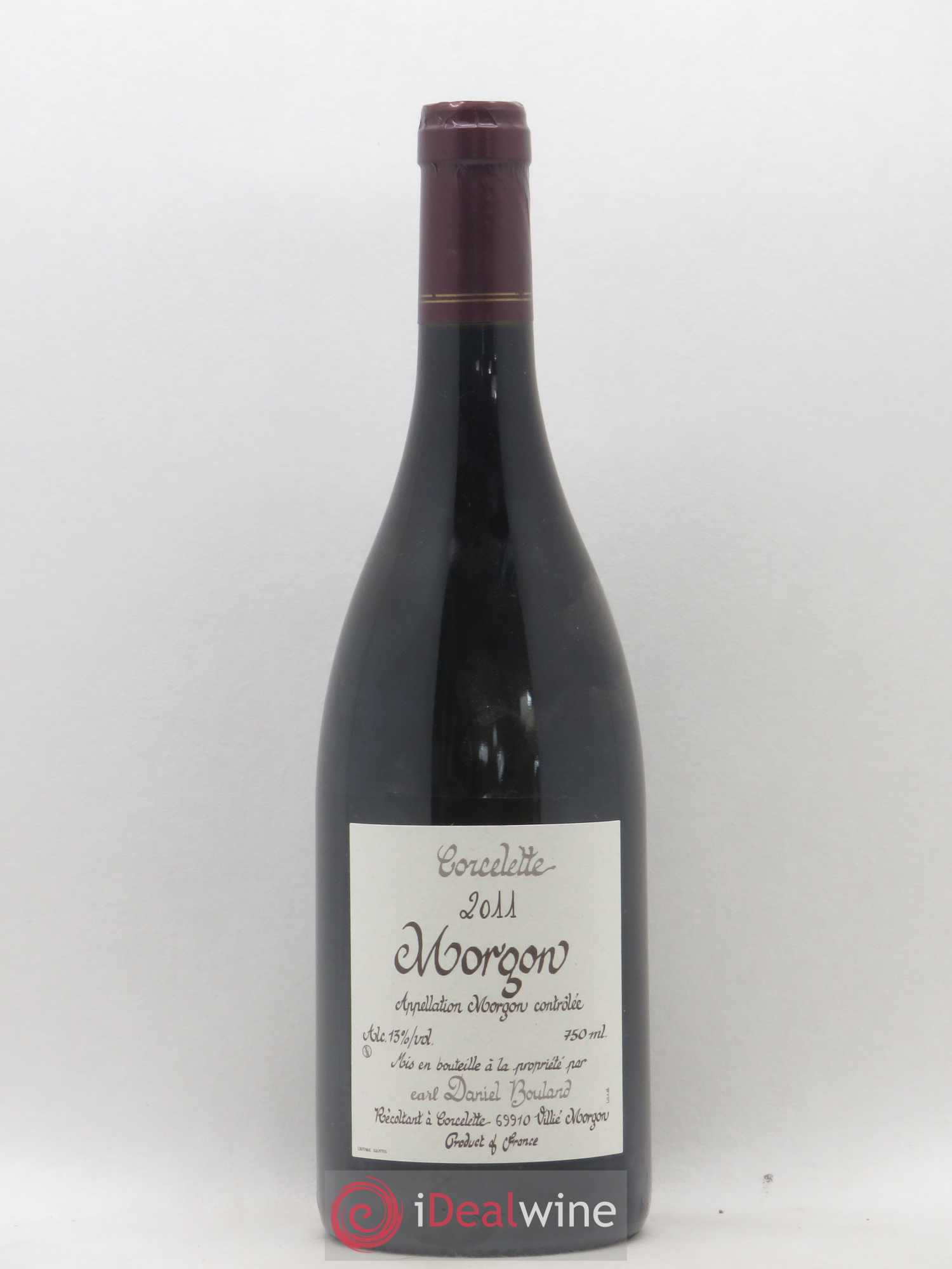 Morgon Corcelette Daniel Bouland (Domaine) 2011 - Lot de 1 bouteille - 0