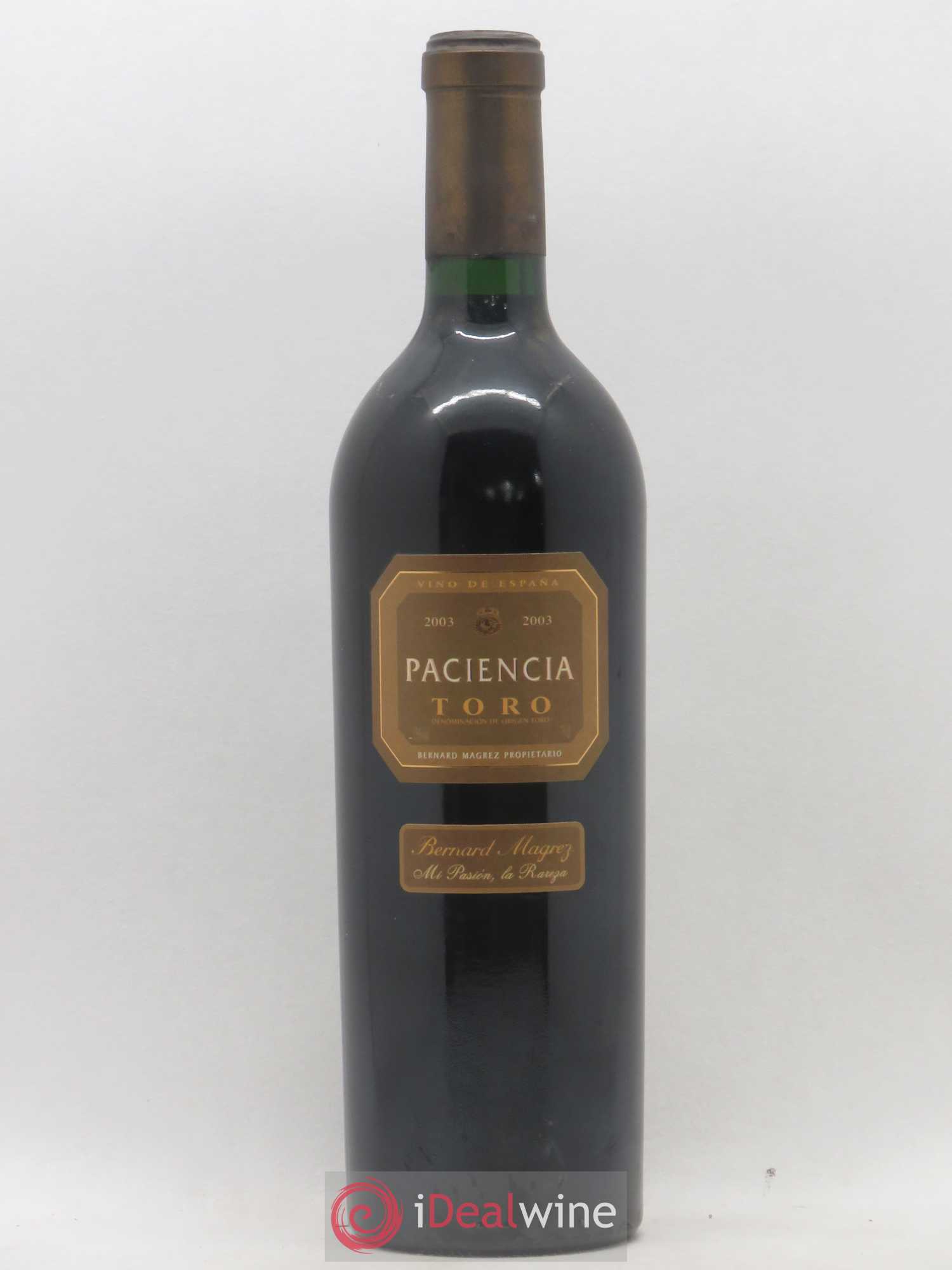 Toro Pacienca Bernard Magrez (sans prix de réserve) 2003 - Posten von 1 Flasche - 0