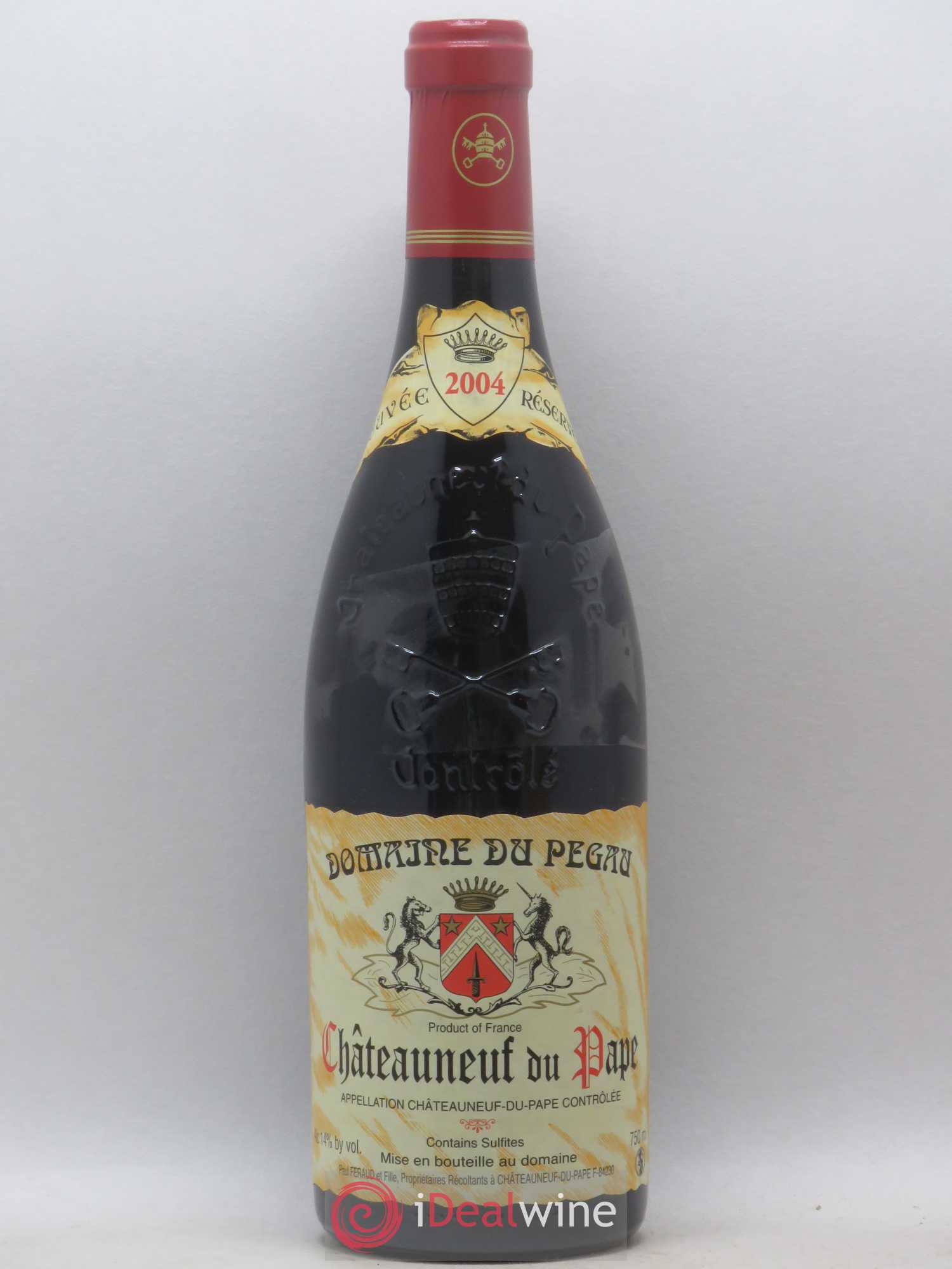 Châteauneuf-du-Pape Domaine du Pégau Cuvée Réservée Paul et Laurence Féraud 2004 - Lot de 1 bouteille - 0