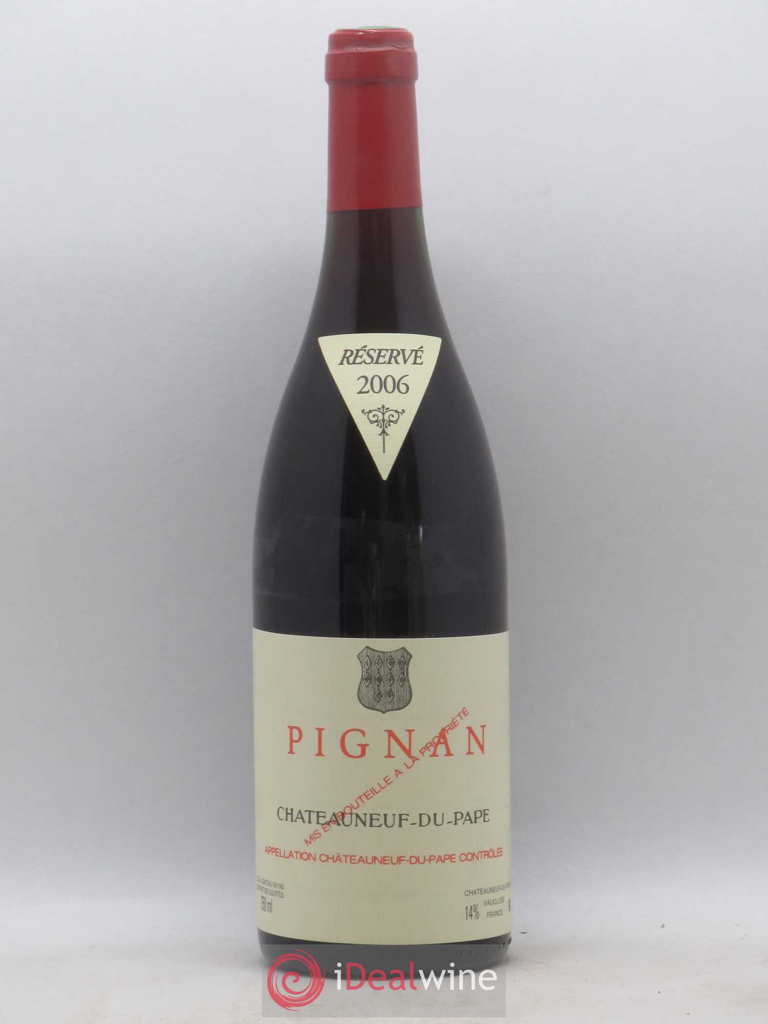 Châteauneuf-du-Pape Pignan Emmanuel Reynaud 2006 - Lot de 1 bouteille - 0
