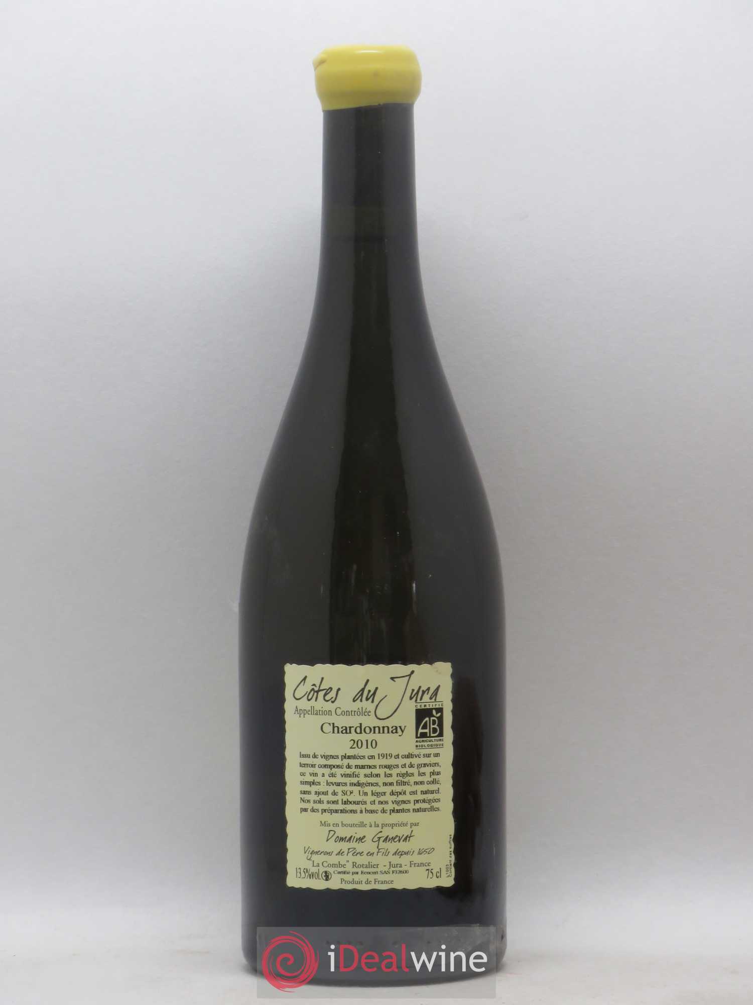 Côtes du Jura Les Grands Teppes Vieilles Vignes Jean-François Ganevat (Domaine) 2010 - Lot de 1 bouteille - 1