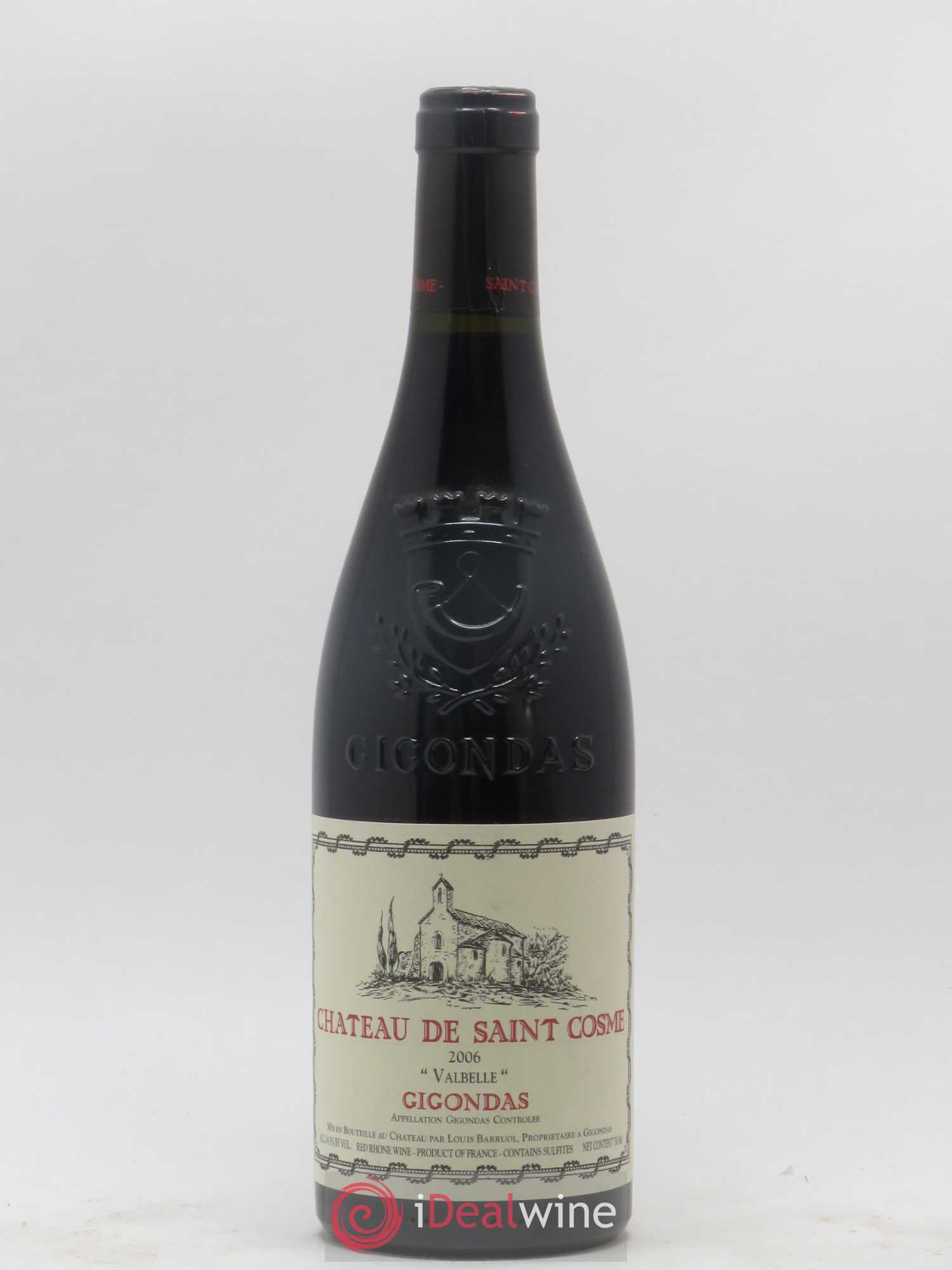 Gigondas Valbelle Saint Cosme 2006 - Lot de 1 bouteille - 0