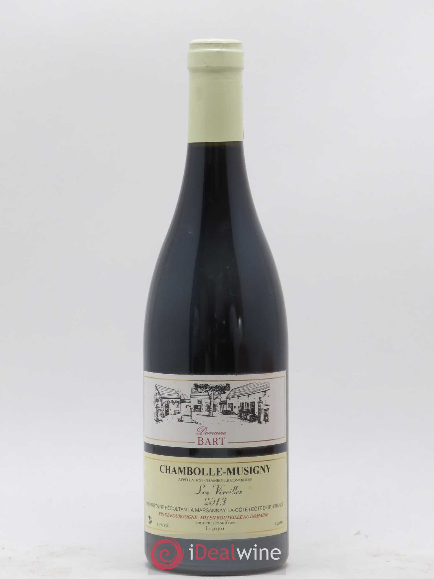 Chambolle-Musigny Les Véroilles Bart (Domaine) 2013 - Lot de 1 bouteille - 0