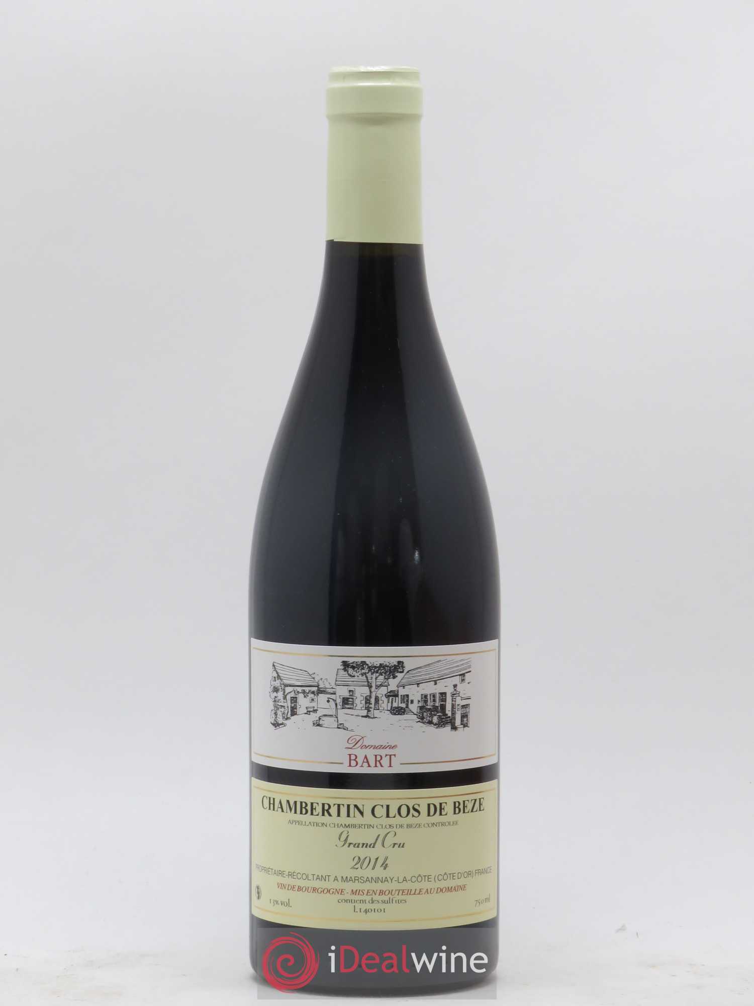 Chambertin Clos de Bèze Grand Cru Bart (Domaine) 2014 - Lot de 1 bouteille - 0