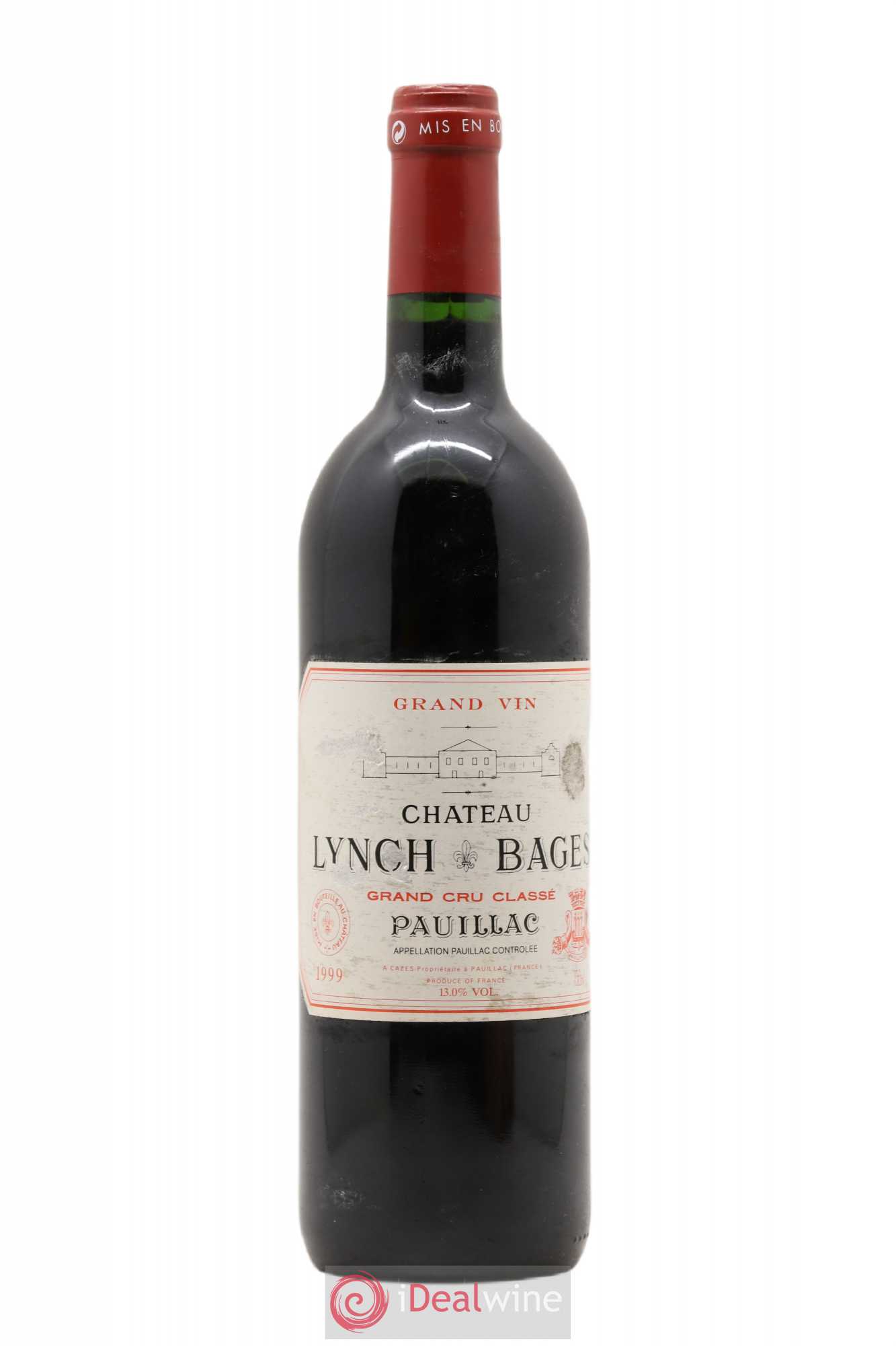 Château Lynch Bages 5ème Grand Cru Classé 1999 - Lot de 1 bouteille - 0