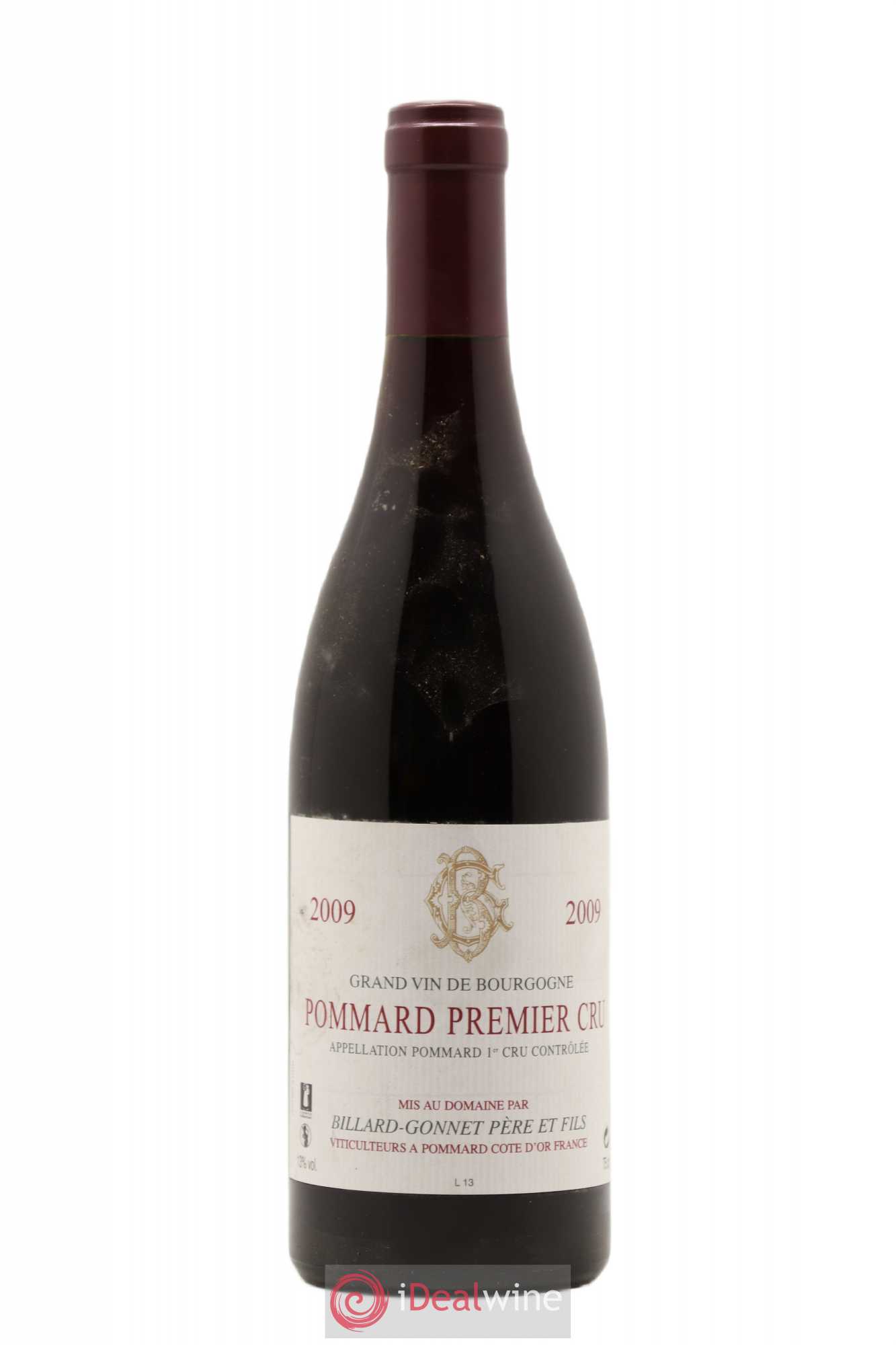 Pommard 1er Cru Billard Gonnet Pere Et Fils (sans prix de réserve) 2009 - Posten von 1 Flasche - 0