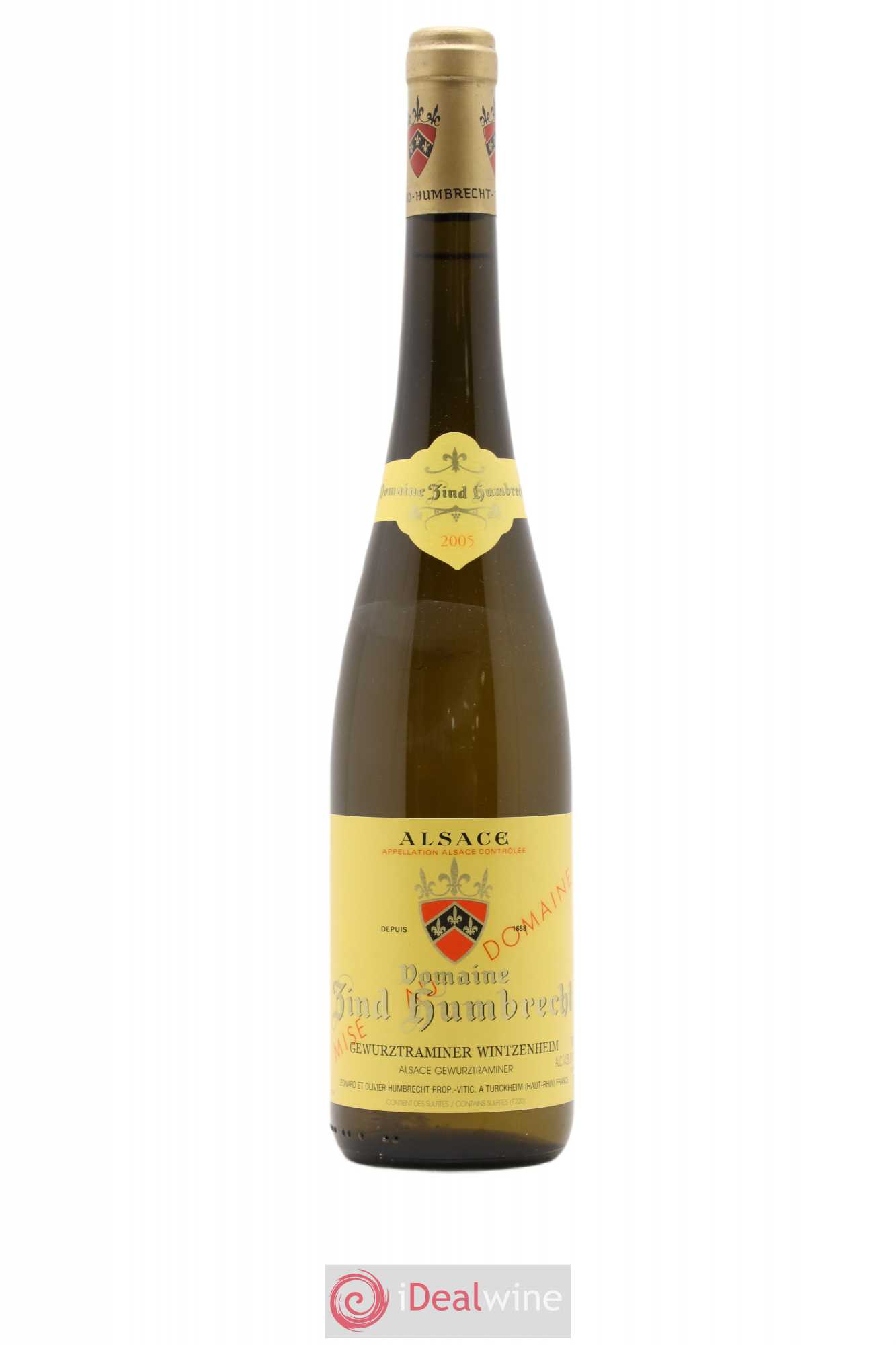 Alsace Gewurztraminer Zind-Humbrecht (Domaine) Wintzenheim 2005 - Posten von 1 Flasche - 0