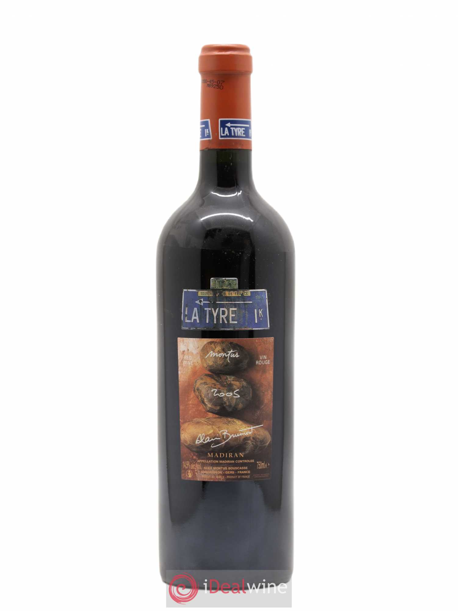 Madiran Château Montus-La Tyre Alain Brumont 2005 - Lot de 1 bouteille - 0