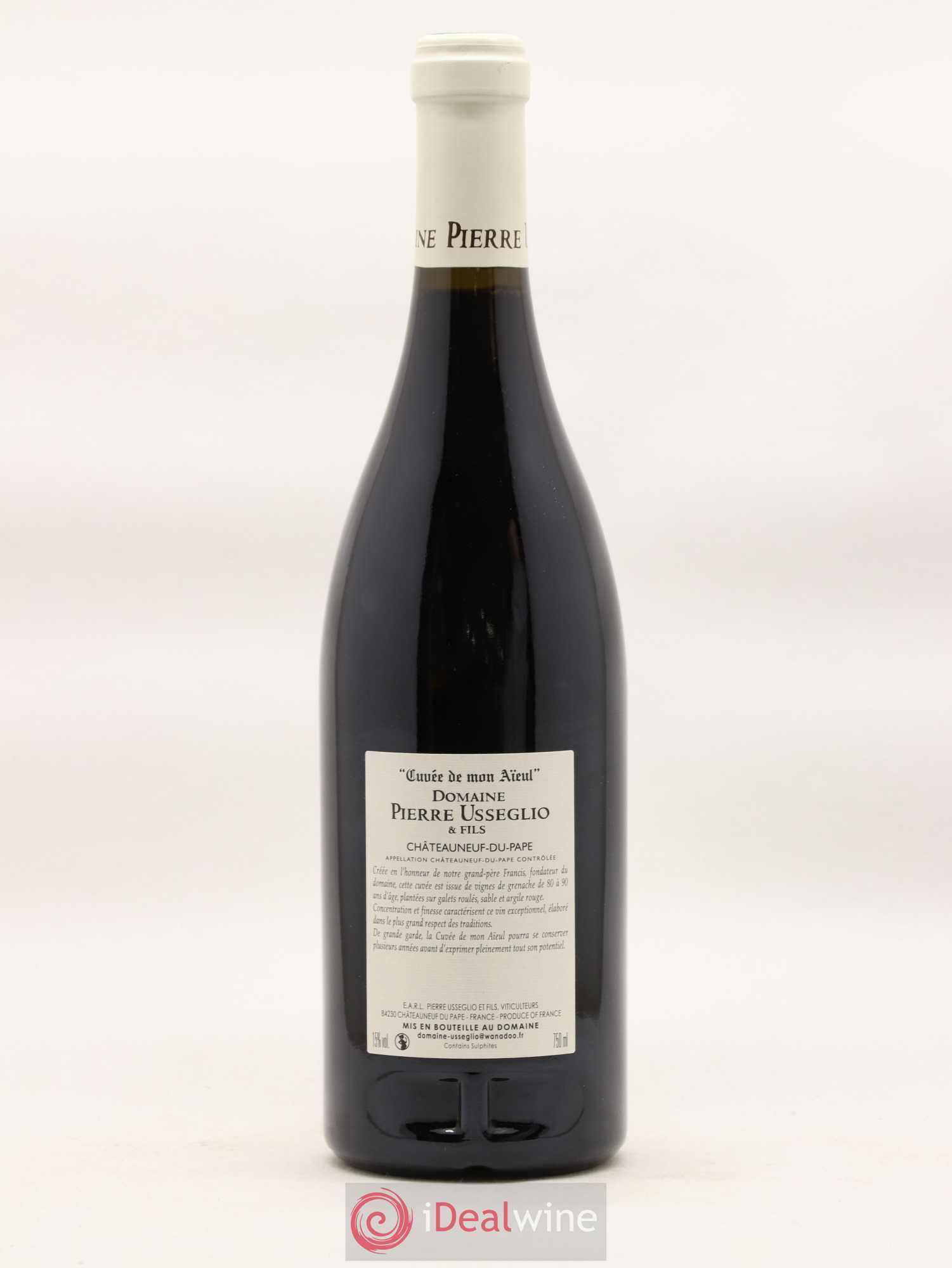 Châteauneuf-du-Pape Cuvée de mon Aïeul Pierre Usseglio & Fils 2006 - Lot de 1 bouteille - 1