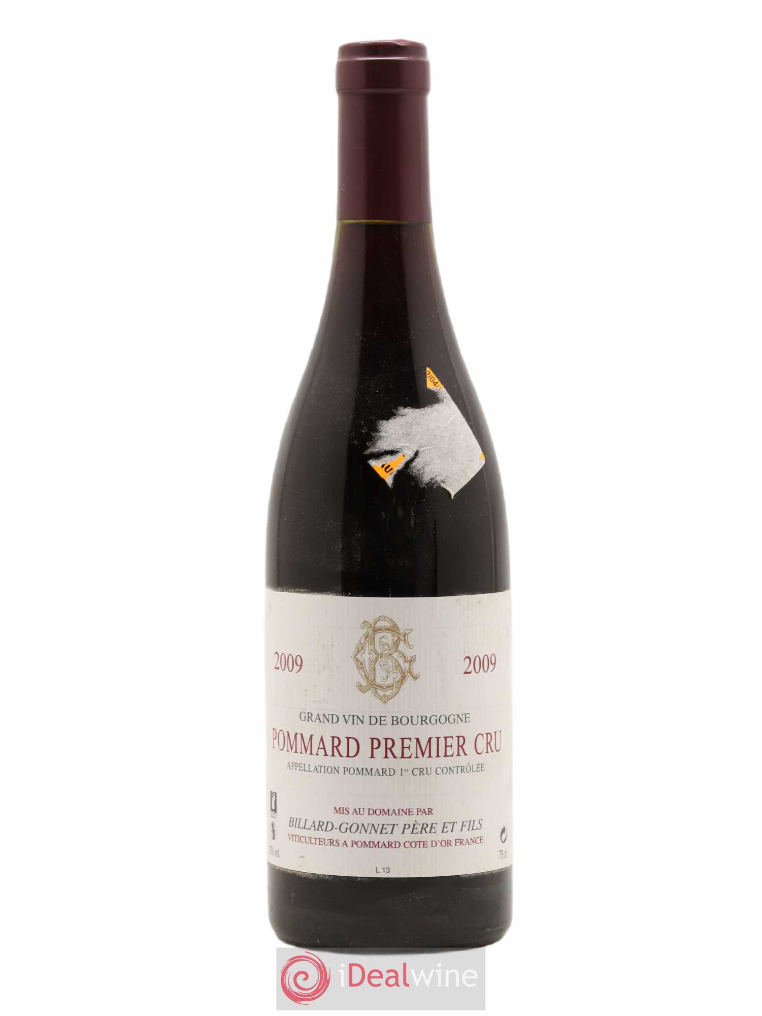 Pommard 1er Cru Billard-Gonnet 2009 - Posten von 1 Flasche - 0