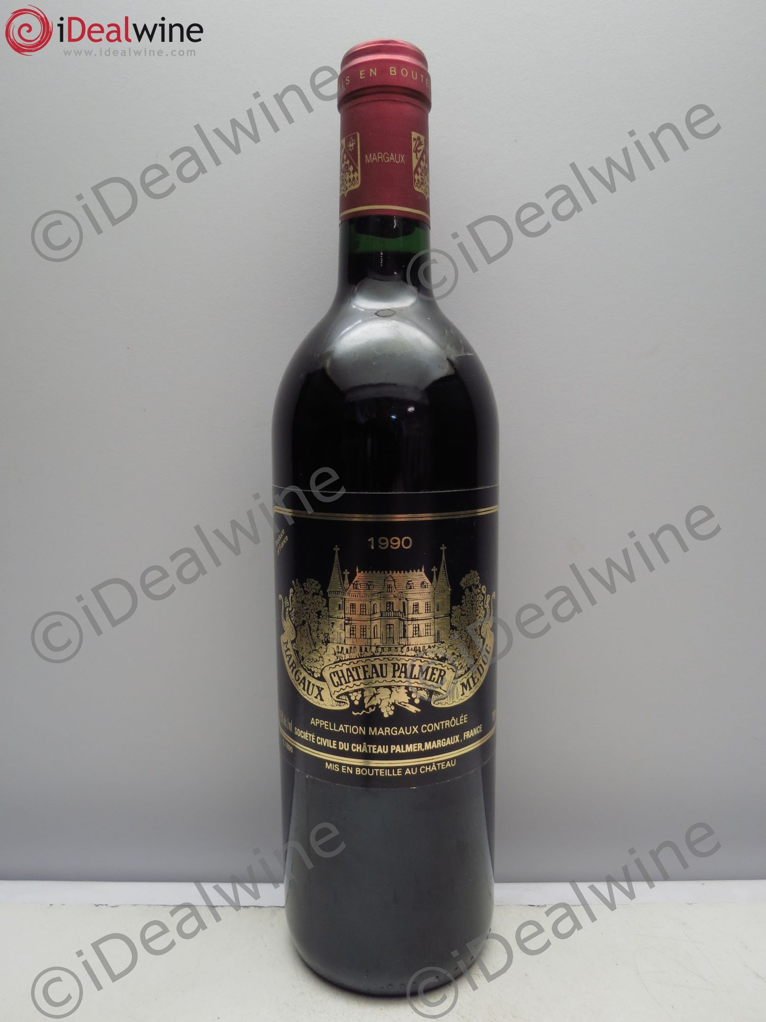 Château Palmer 3ème Grand Cru Classé 1990 - Lot de 1 bouteille - 0