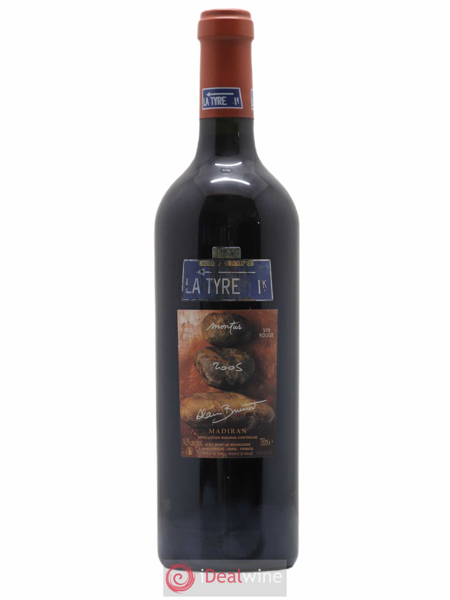 Madiran Château Montus-La Tyre Alain Brumont 2005 - Lot de 1 bouteille - 0