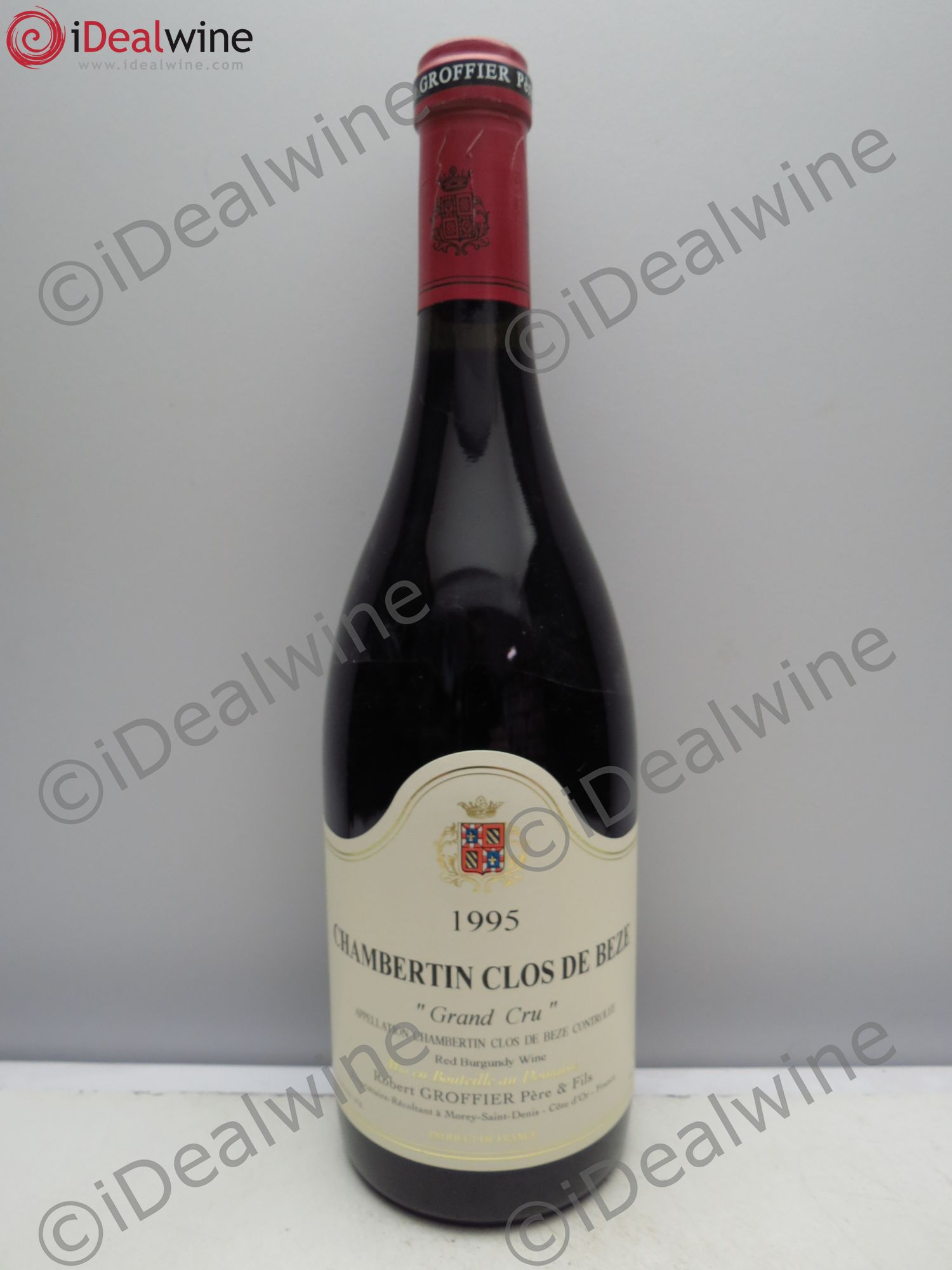 Chambertin Clos de Bèze Grand Cru Robert Groffier Père & Fils (Domaine) 1995 - Lot de 1 bouteille - 0