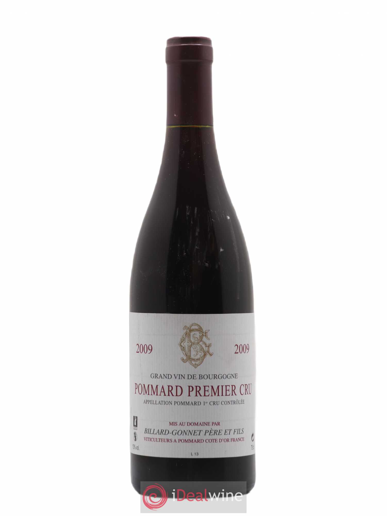 Pommard 1er Cru Billard Gonnet 2009 - Lot de 1 bouteille - 0