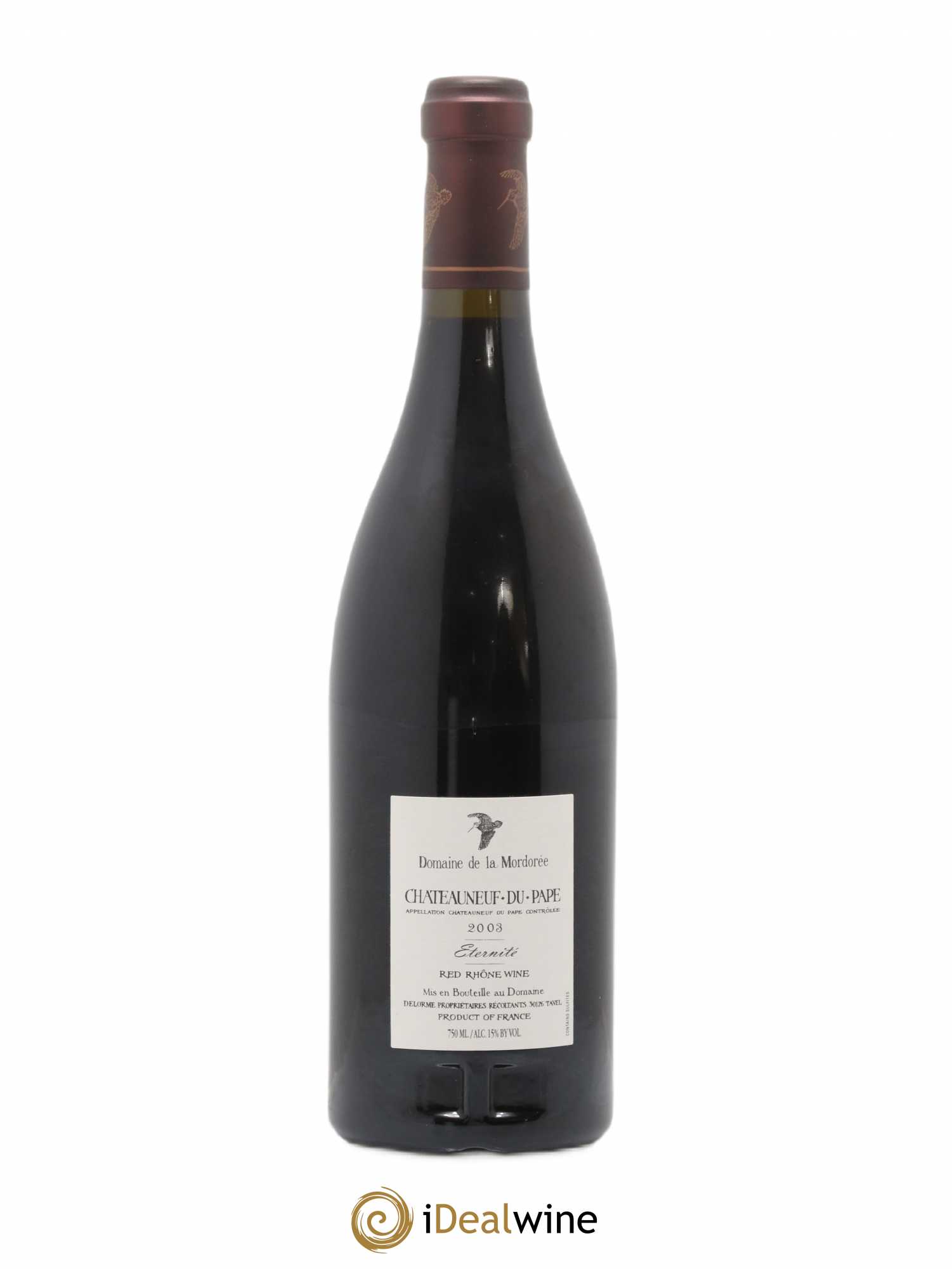Châteauneuf-du-Pape La Plume du Peintre La Mordorée (Domaine de) 2003 - Lot de 1 bouteille - 1